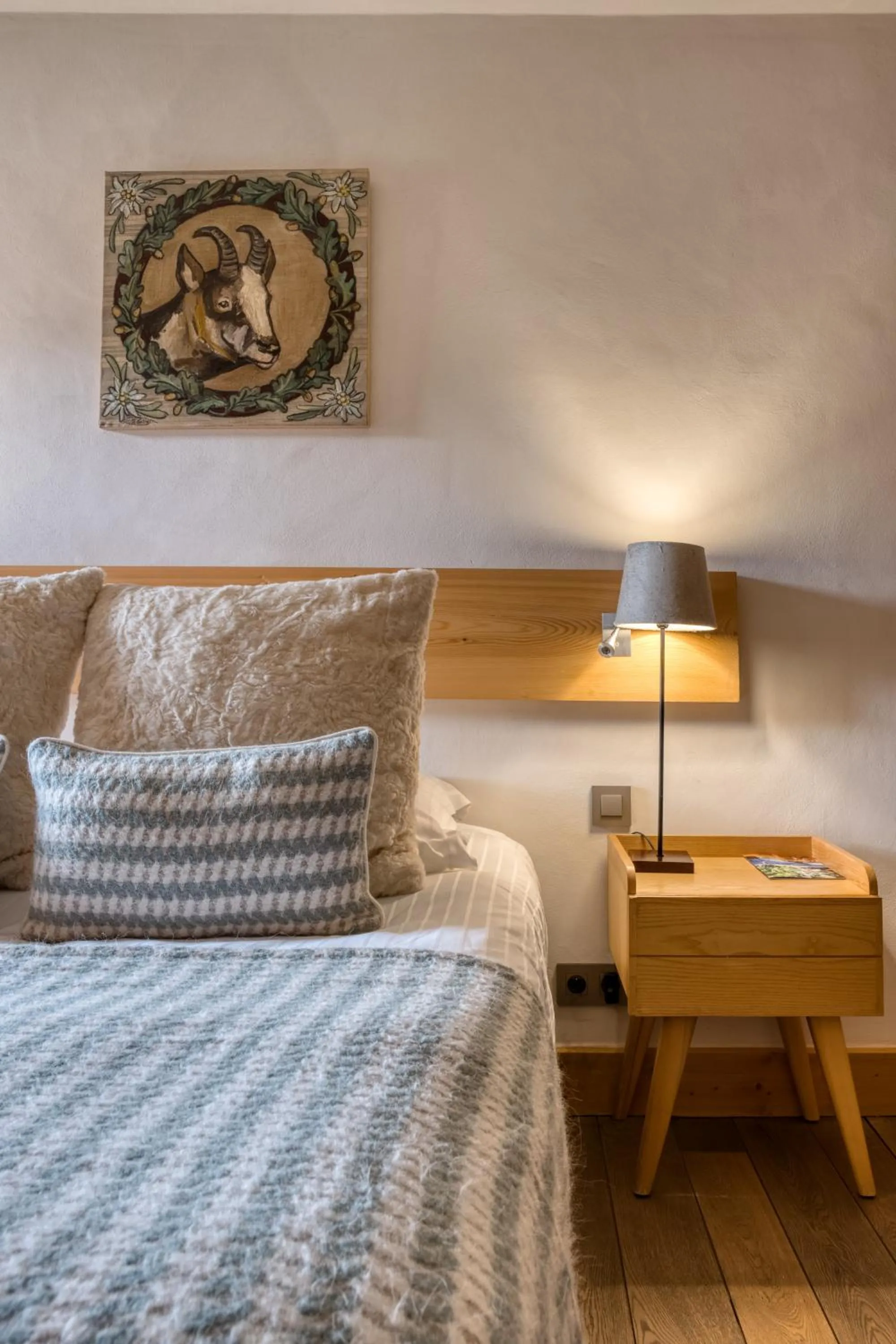 Bed in Flocons de Sel - Relais & Chateaux