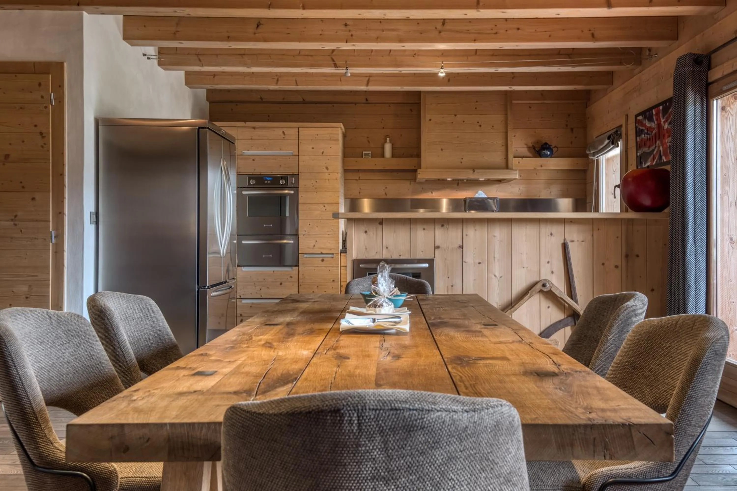 Kitchen or kitchenette in Flocons de Sel - Relais & Chateaux