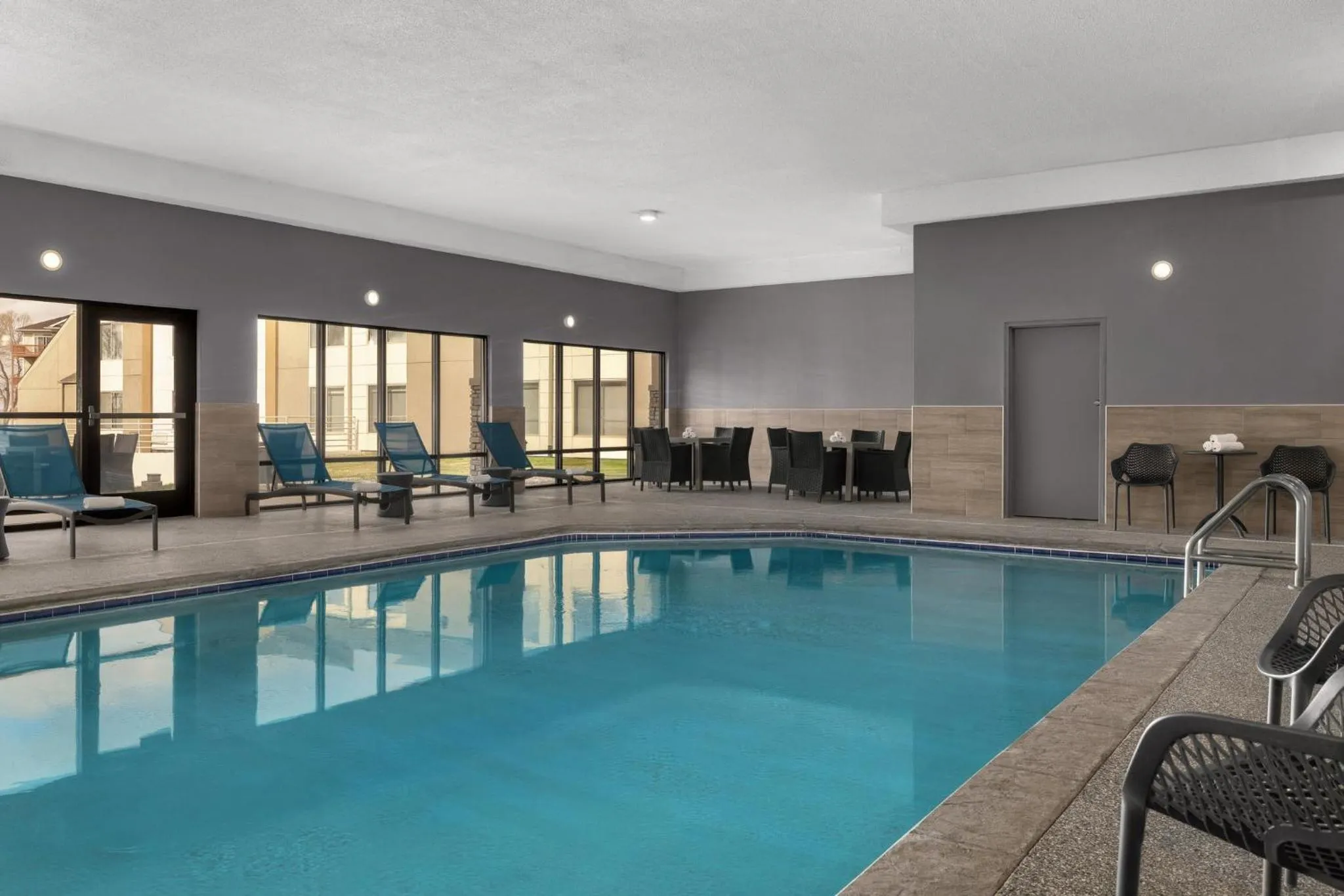 Swimming pool in Holiday Inn Coralville - Iowa City by IHG