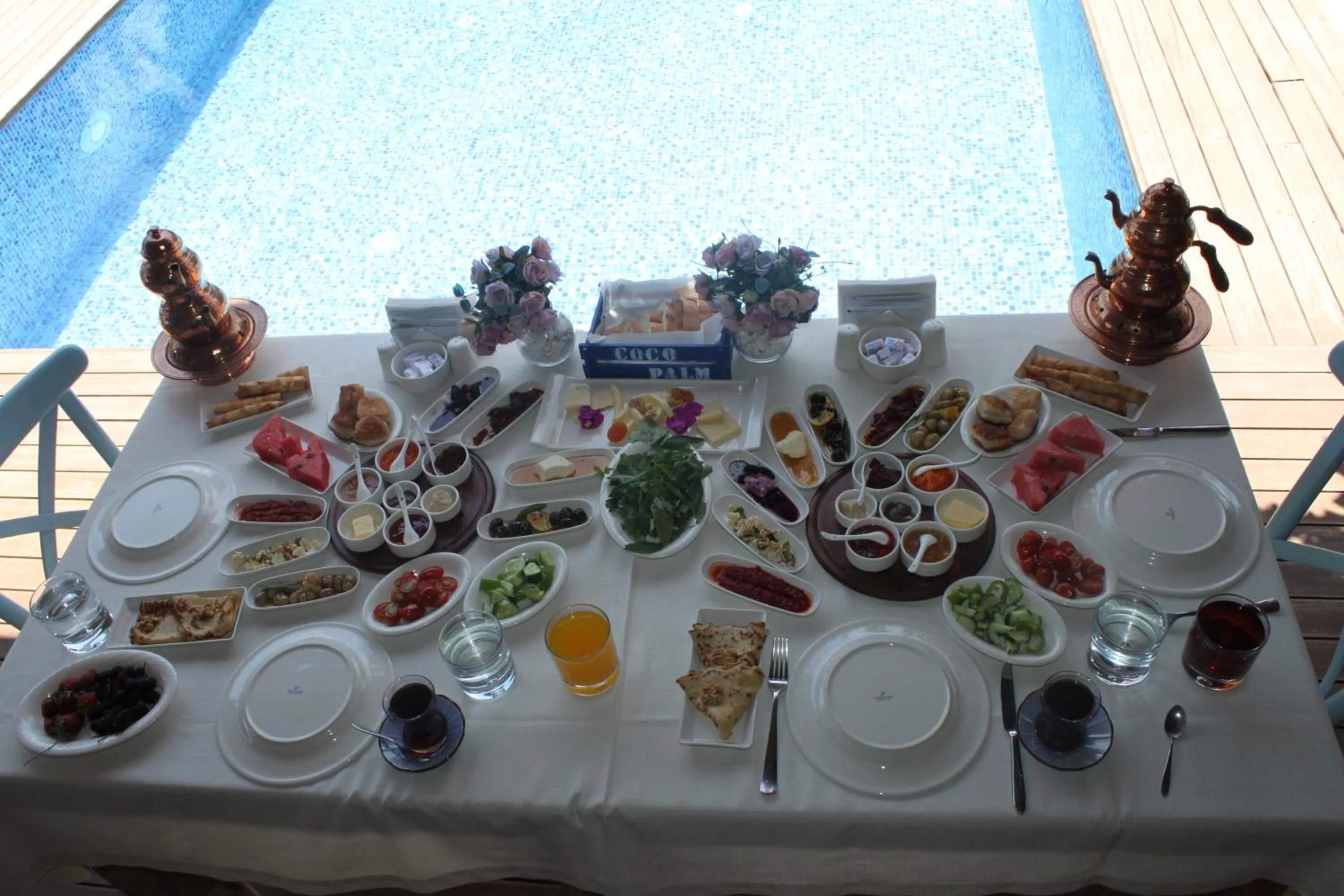 Food and drinks in Cocopalm Boutique Hotel Alaçatı