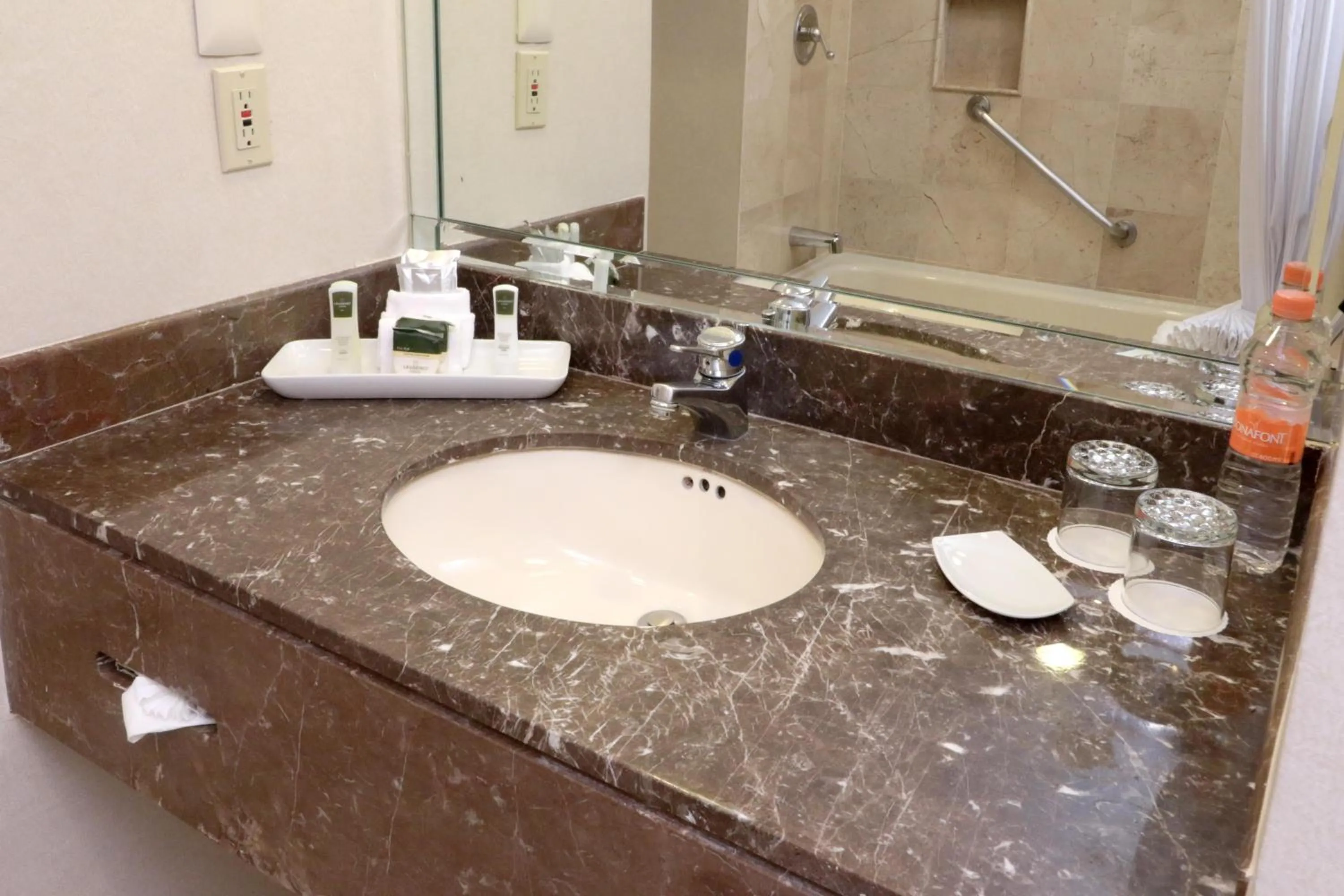 Bathroom in MS Milenium Monterrey Curio Collection by Hilton