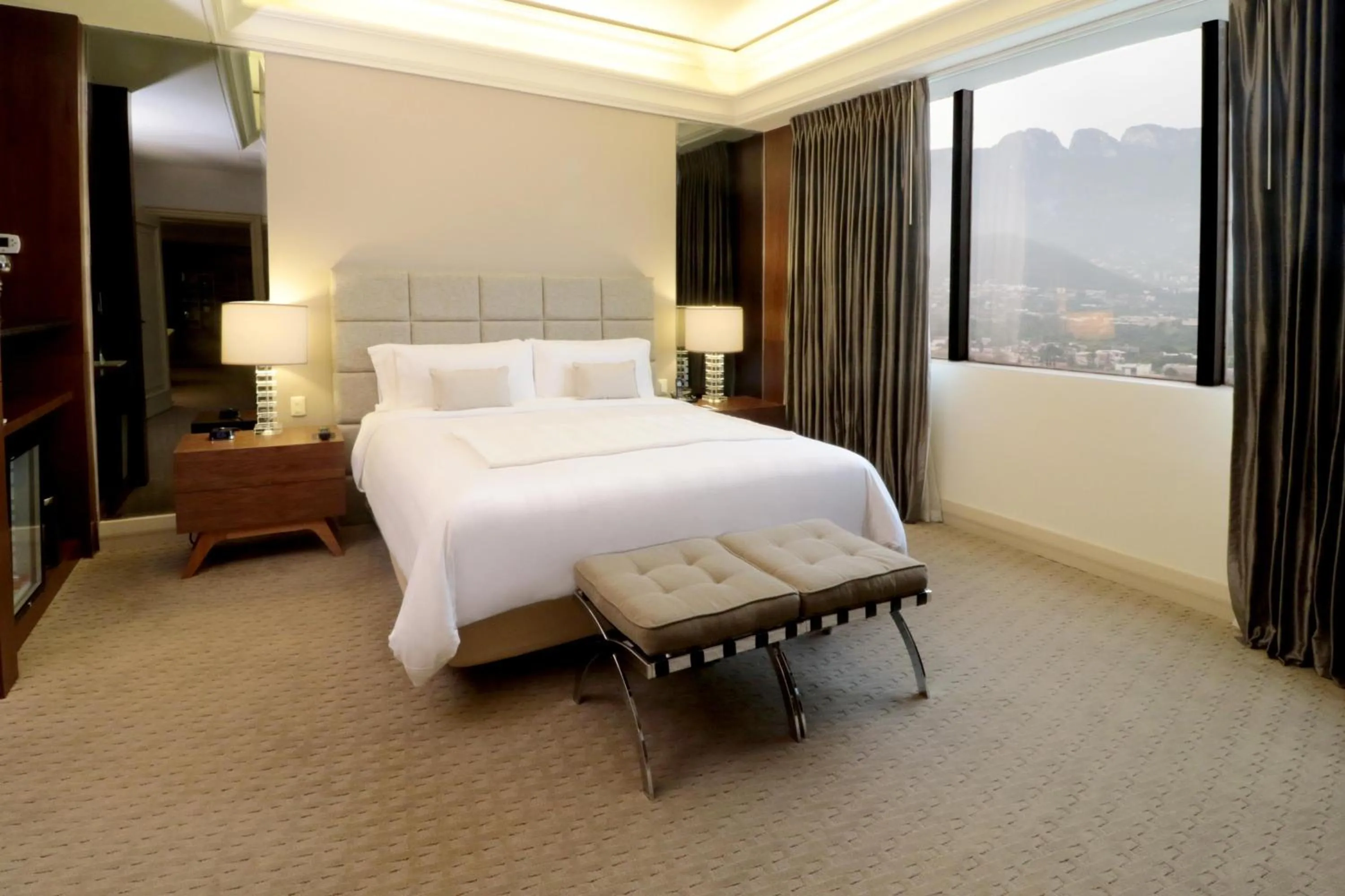 View (from property/room), Bed in MS Milenium Monterrey Curio Collection by Hilton