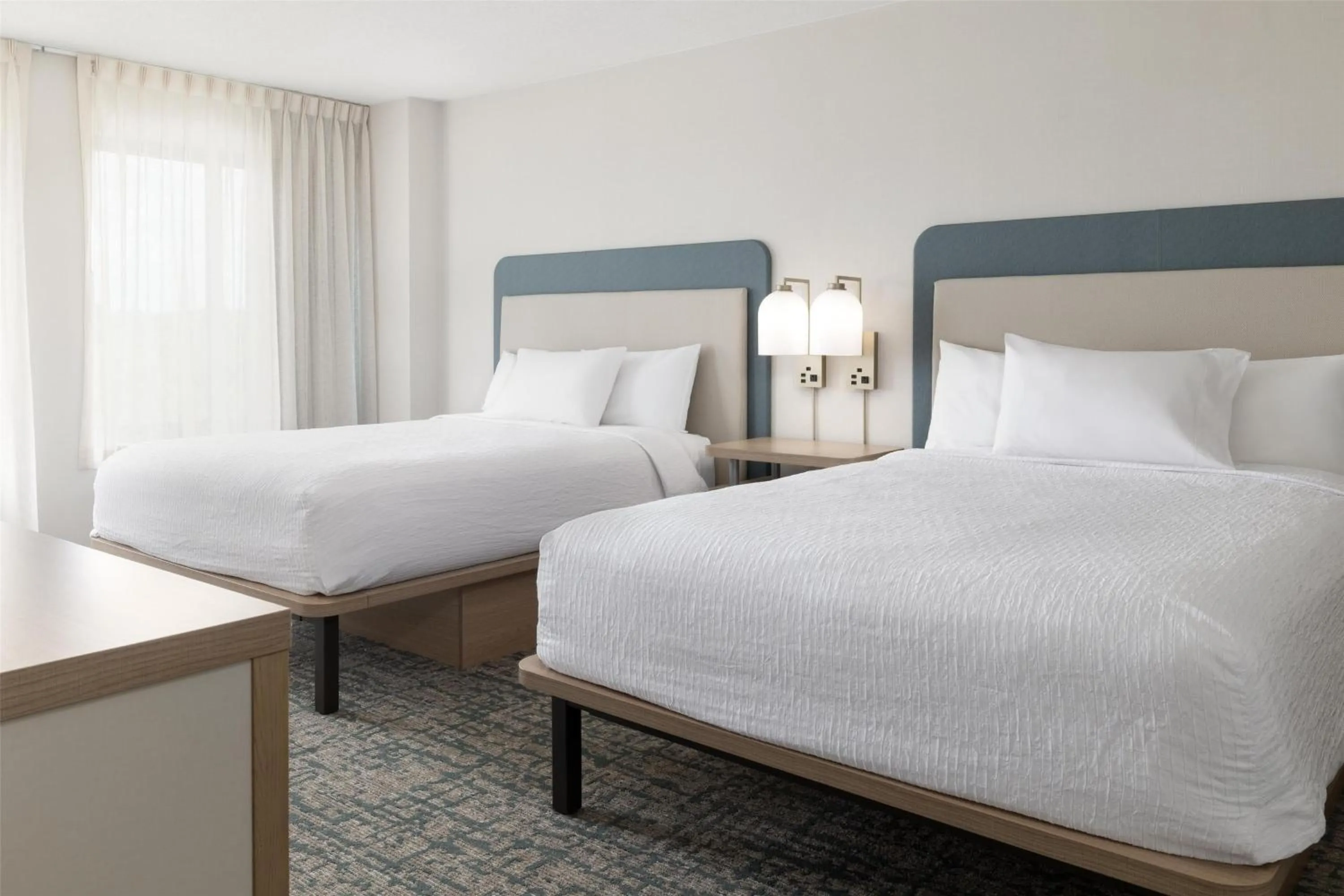 Bed in Homewood Suites by Hilton Baltimore - Arundel Mills