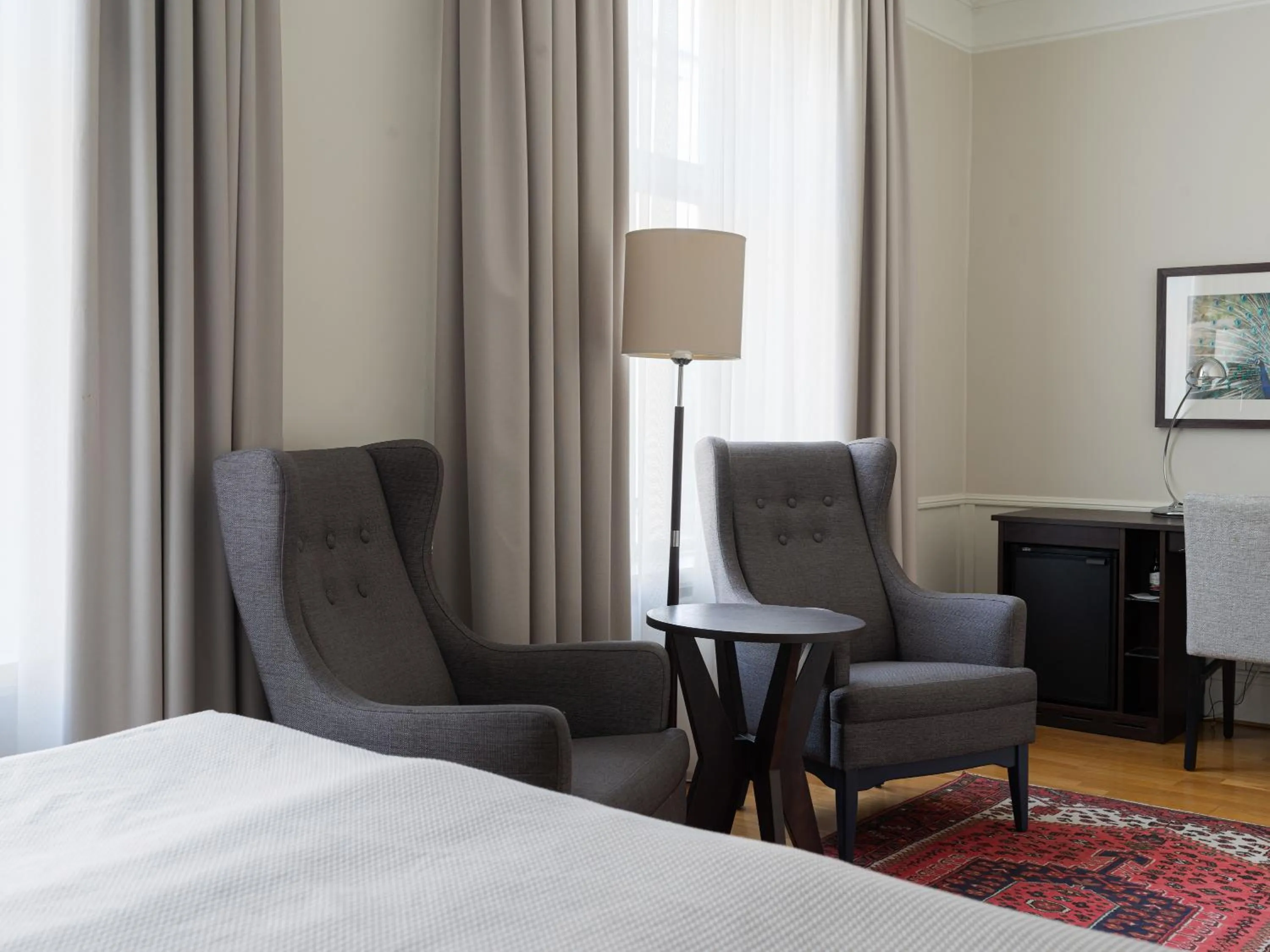 Living room, Bed in Elite Stora Hotellet Örebro