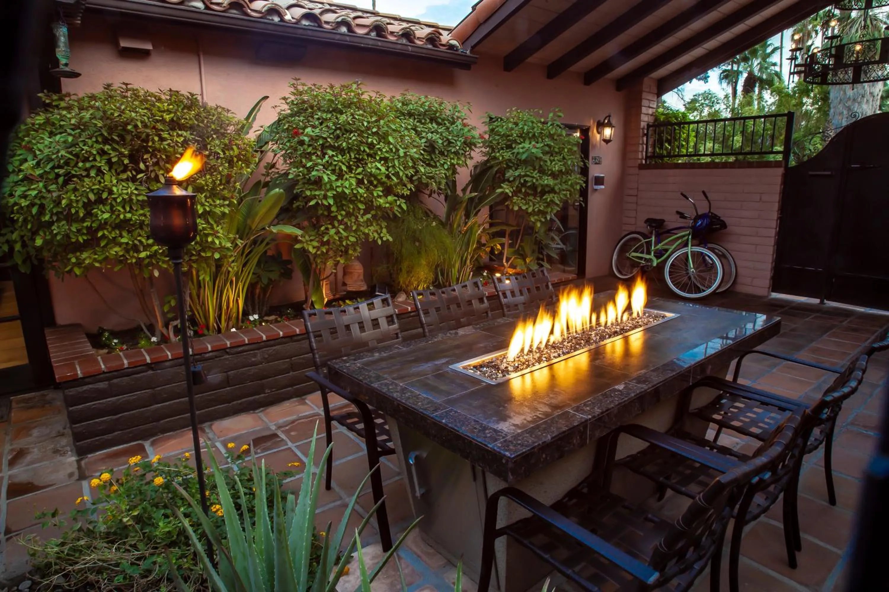 fireplace in Hotel California