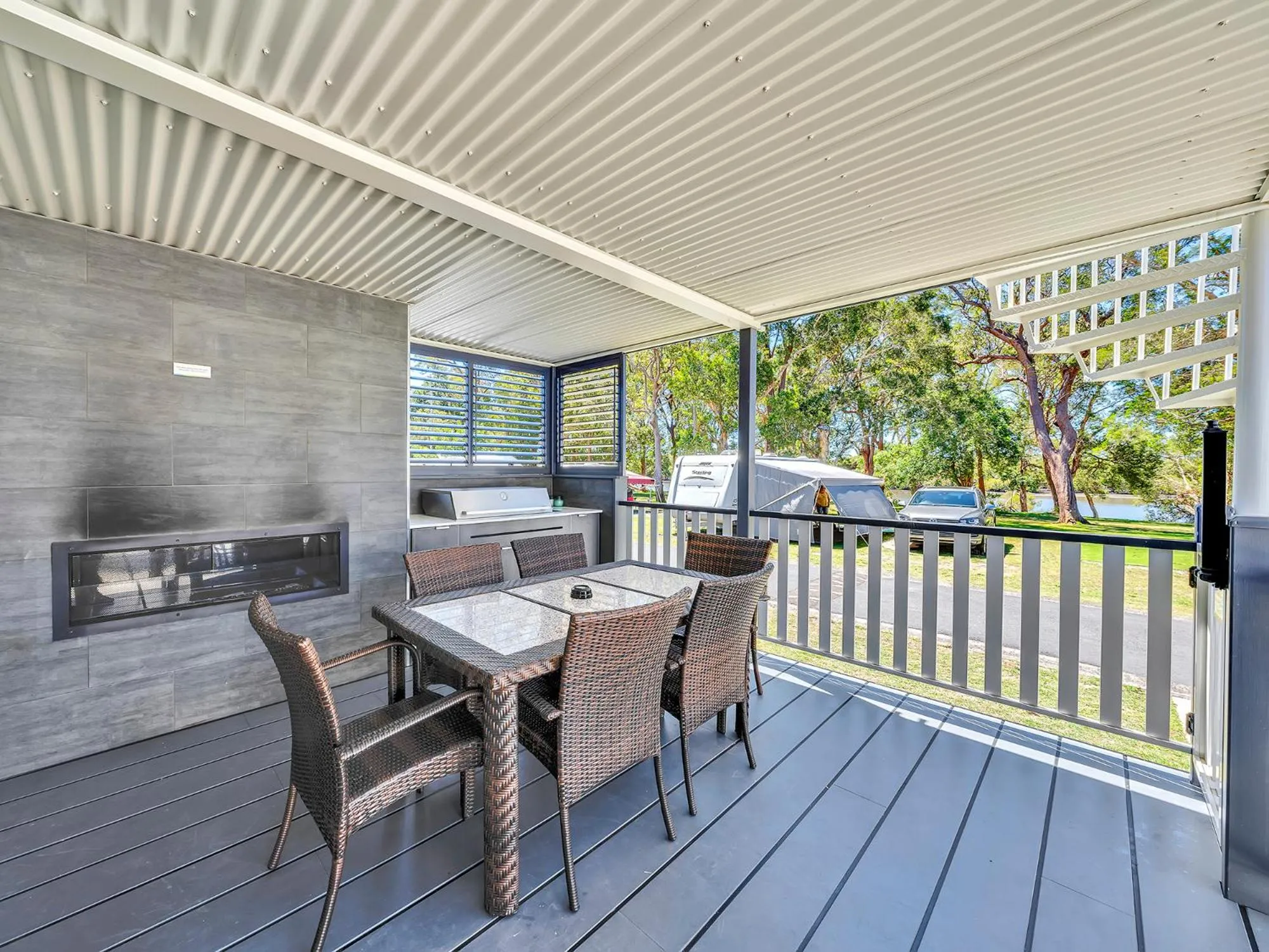 Balcony/Terrace in Ingenia Holidays South West Rocks