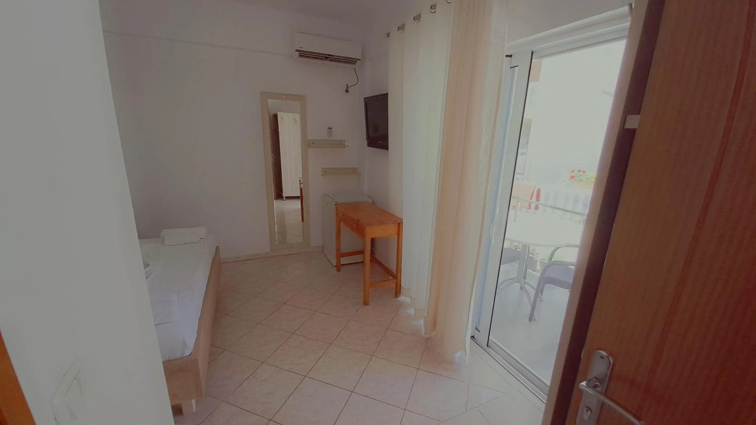 Seating area in Hotel Vathi