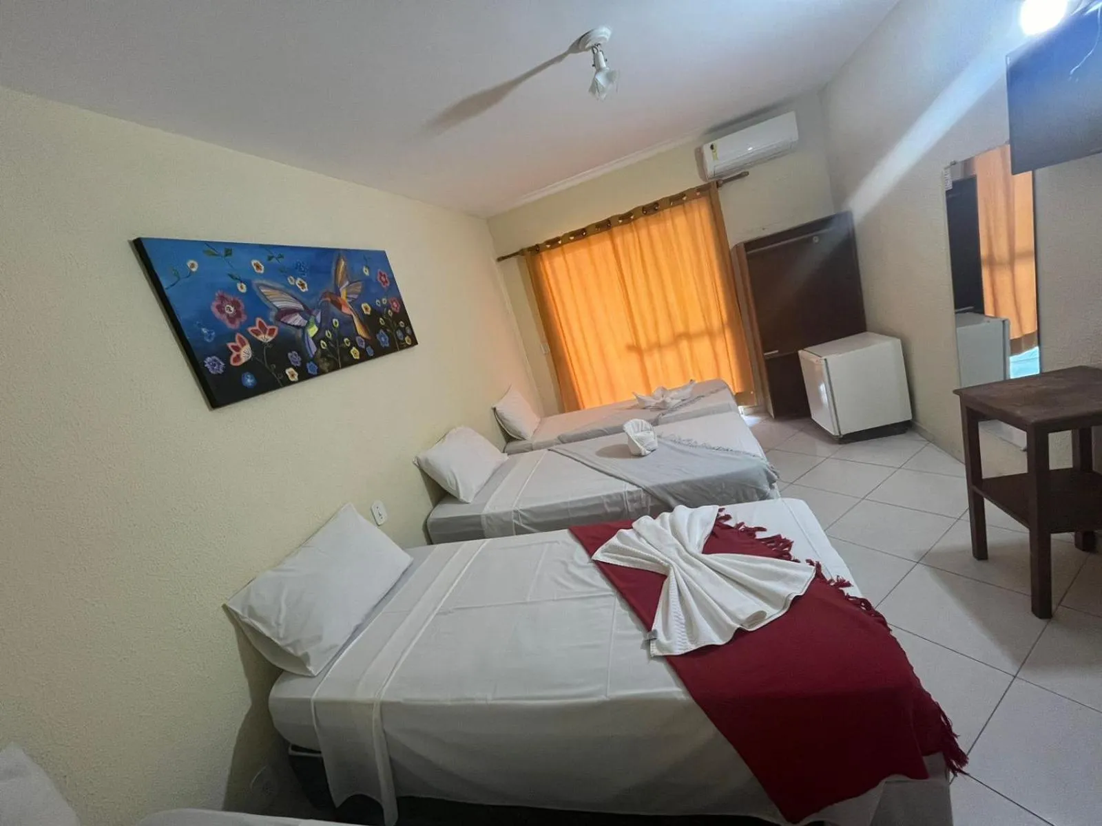 Bed in Hotel Porto Garden