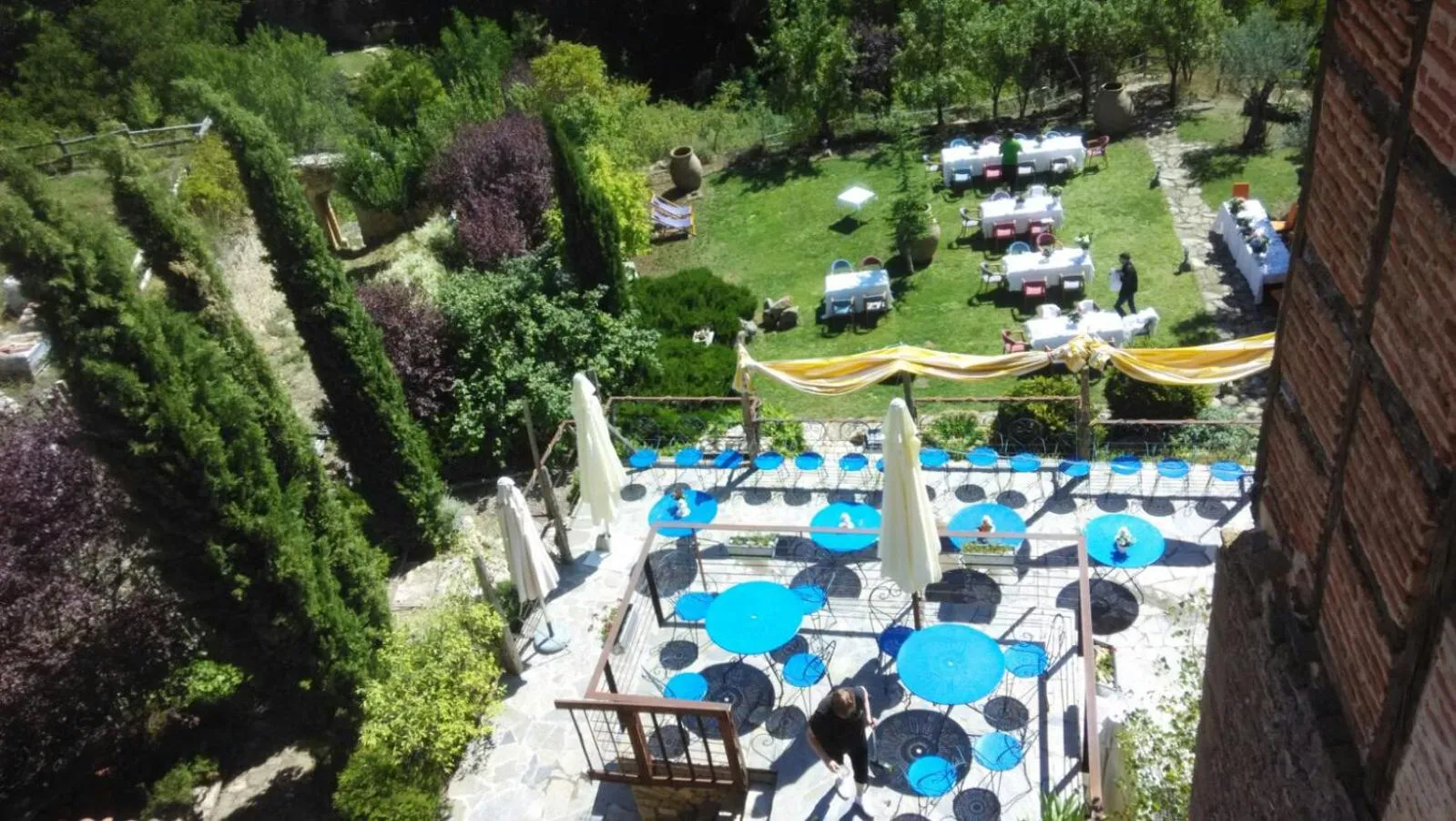 Garden view in Hotel Rural Calatañazor