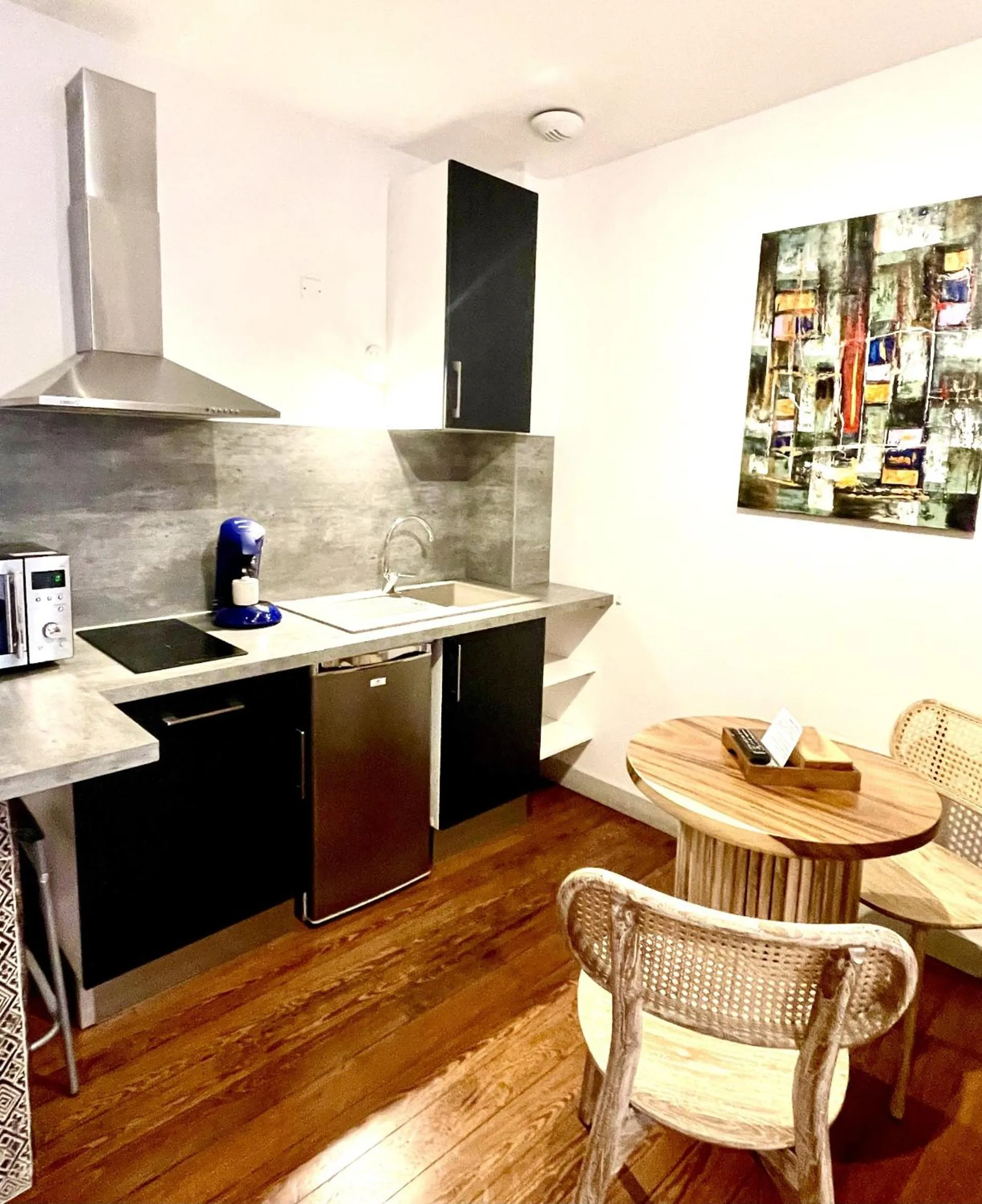 Seating area in Baionakoa Résidence