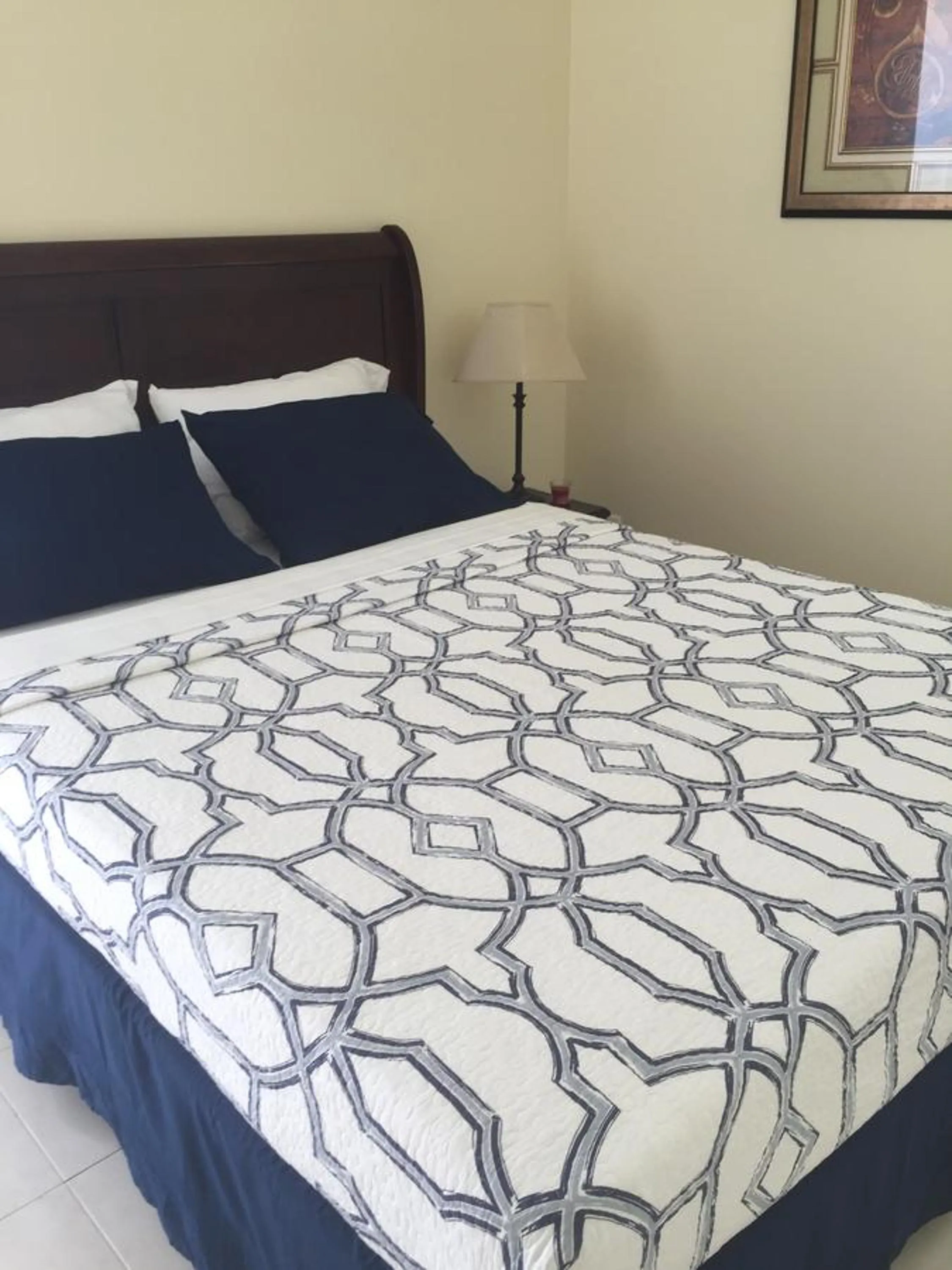 Bed in Hotel Cruz Grande-Brava