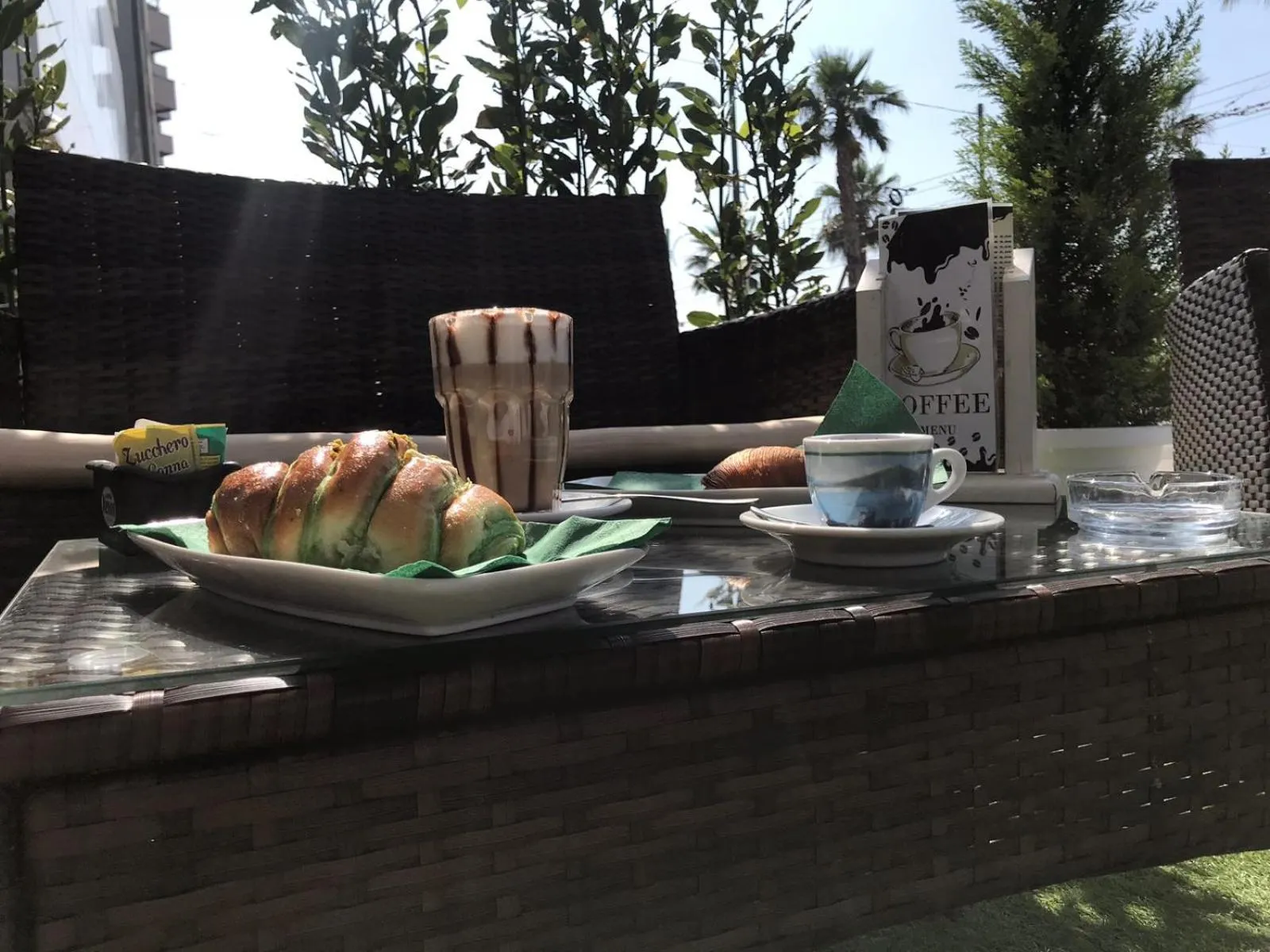 Italian breakfast in Le Torri Aragonesi