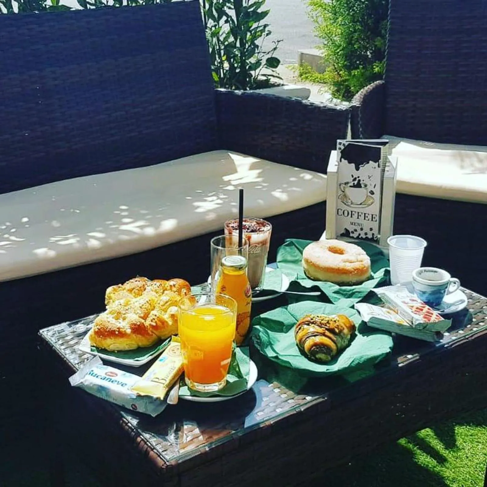 Italian breakfast in Le Torri Aragonesi