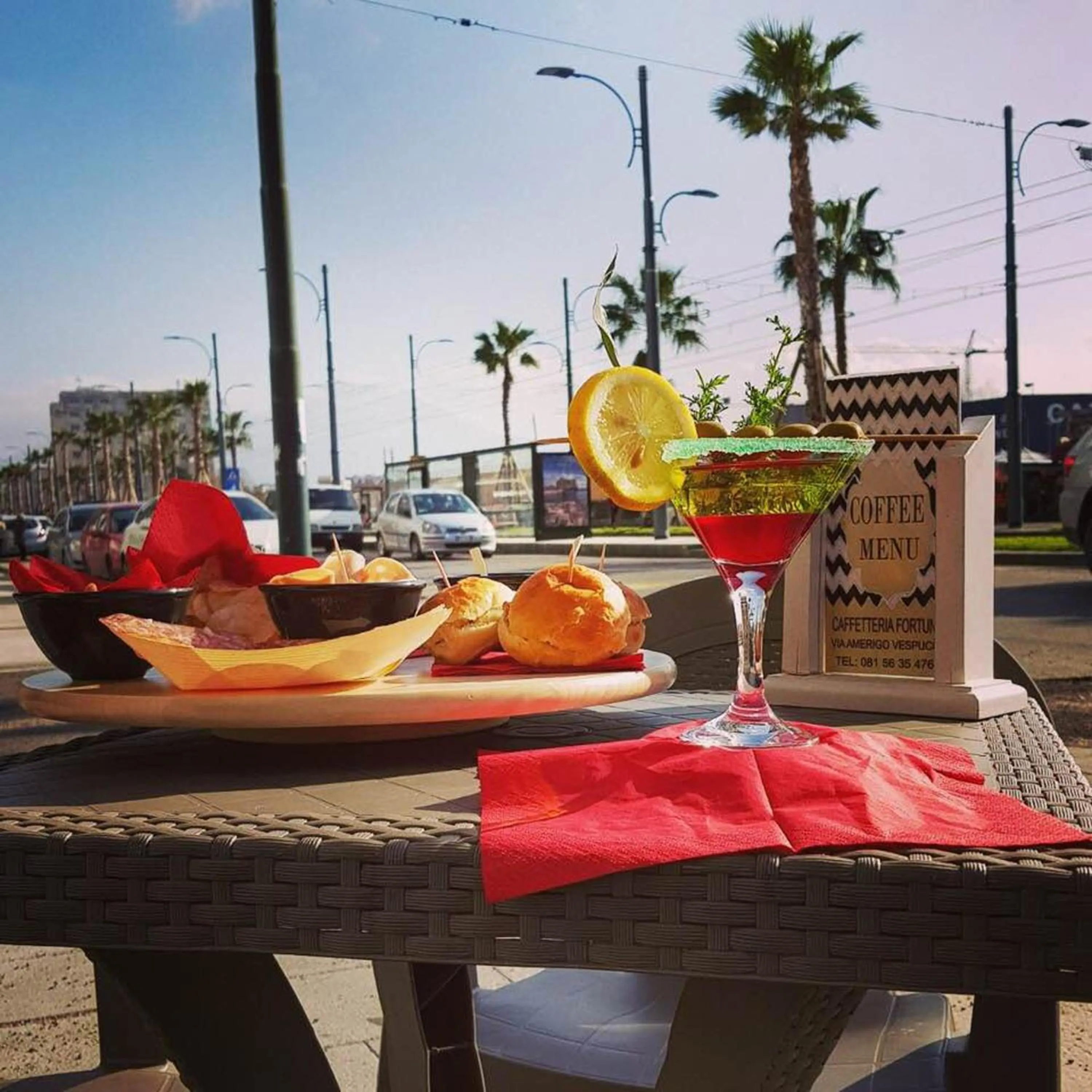 Italian breakfast in Le Torri Aragonesi