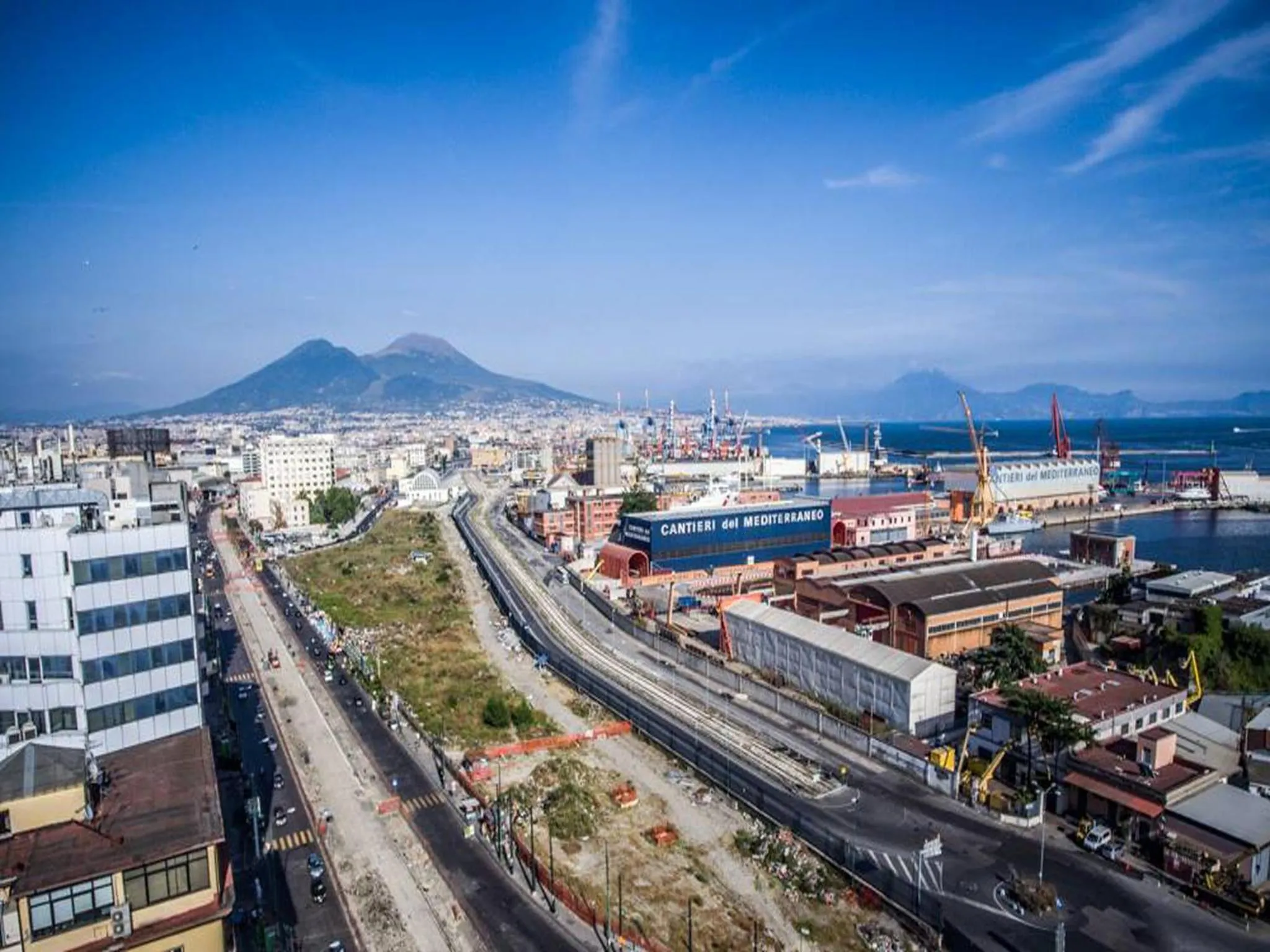 Bird's eye view in Le Torri Aragonesi