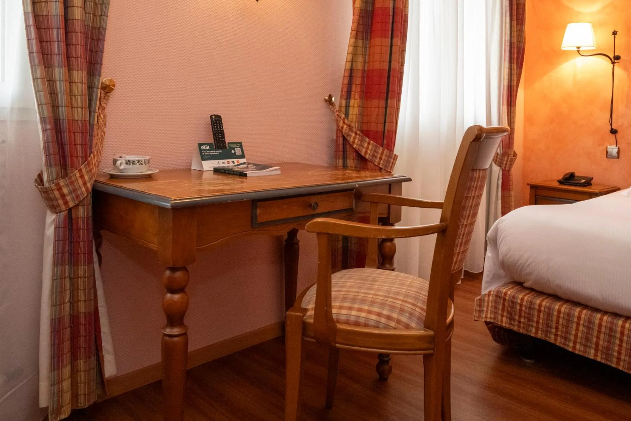 Photo of the whole room, Bed in Logis Hotel Restaurant Le Faudé