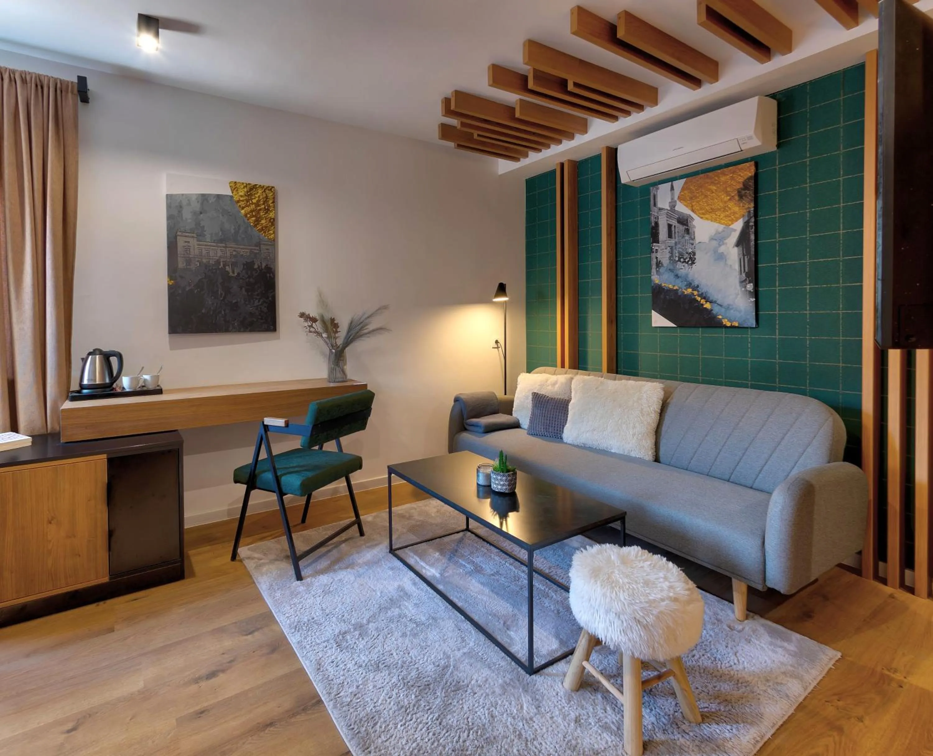 Kitchen or kitchenette in Hotel Sinan Han