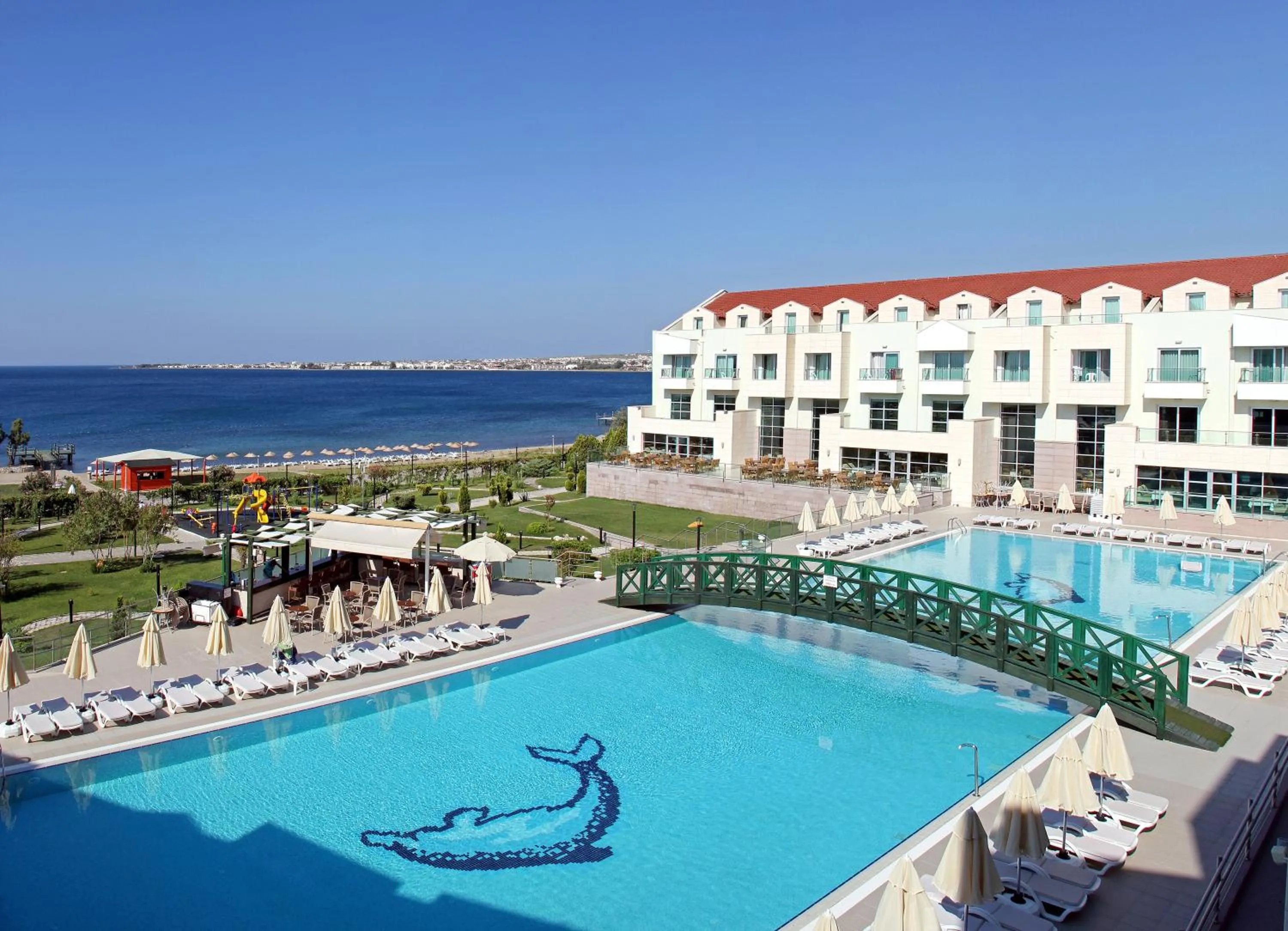 Pool view in Adrina Termal Health & SPA Hotel