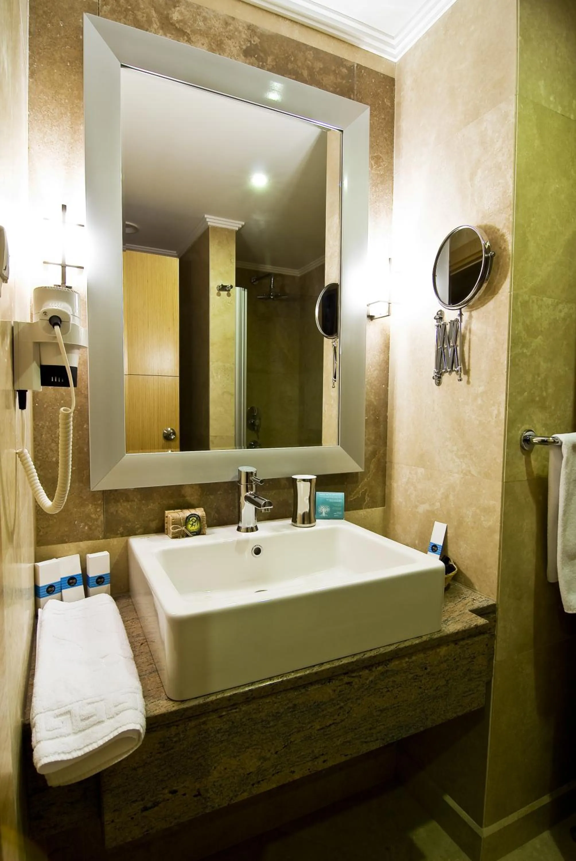 Shower in Adrina Termal Health & SPA Hotel