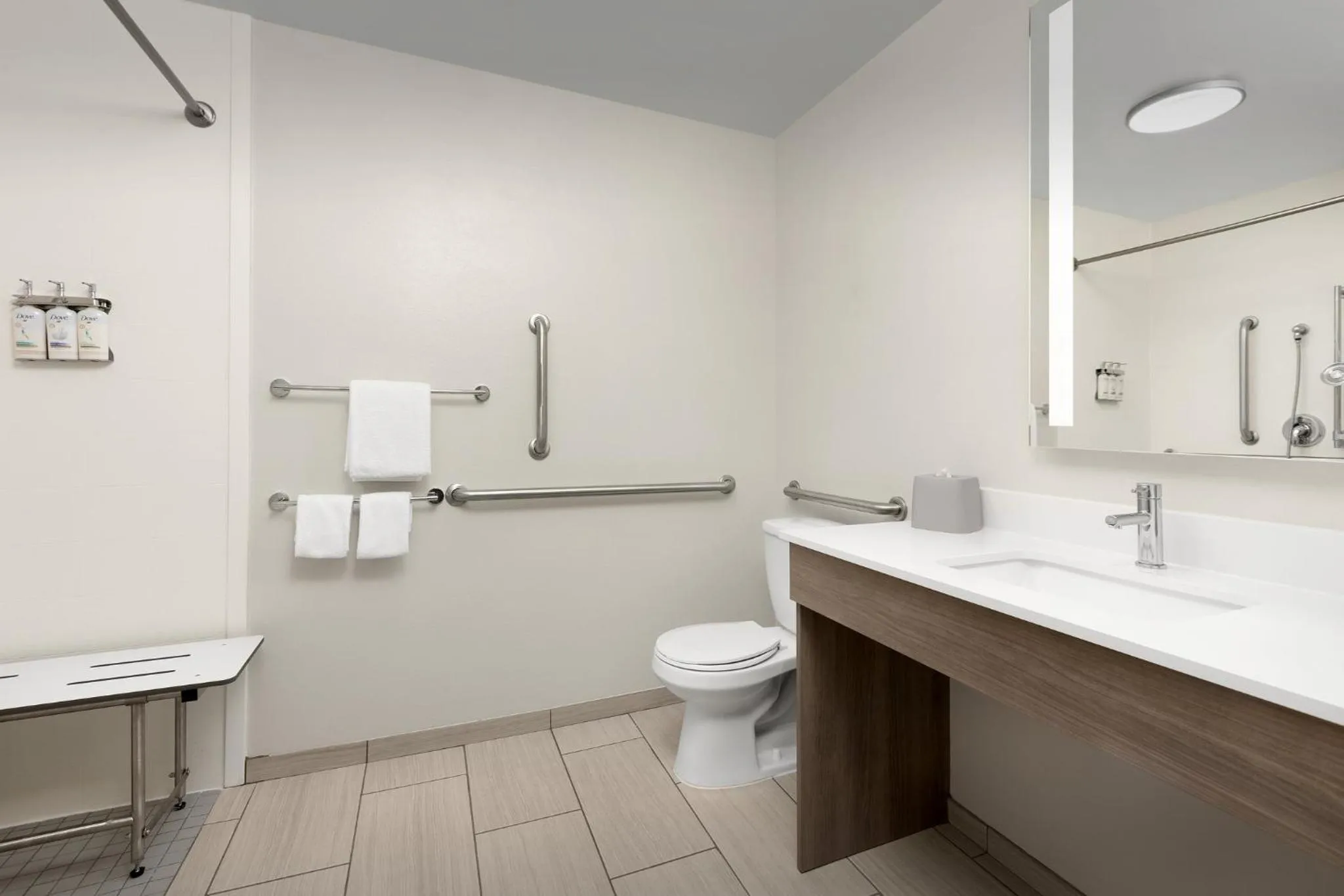 Bathroom in Holiday Inn Express Hotel & Suites Greensboro - Airport Area by IHG