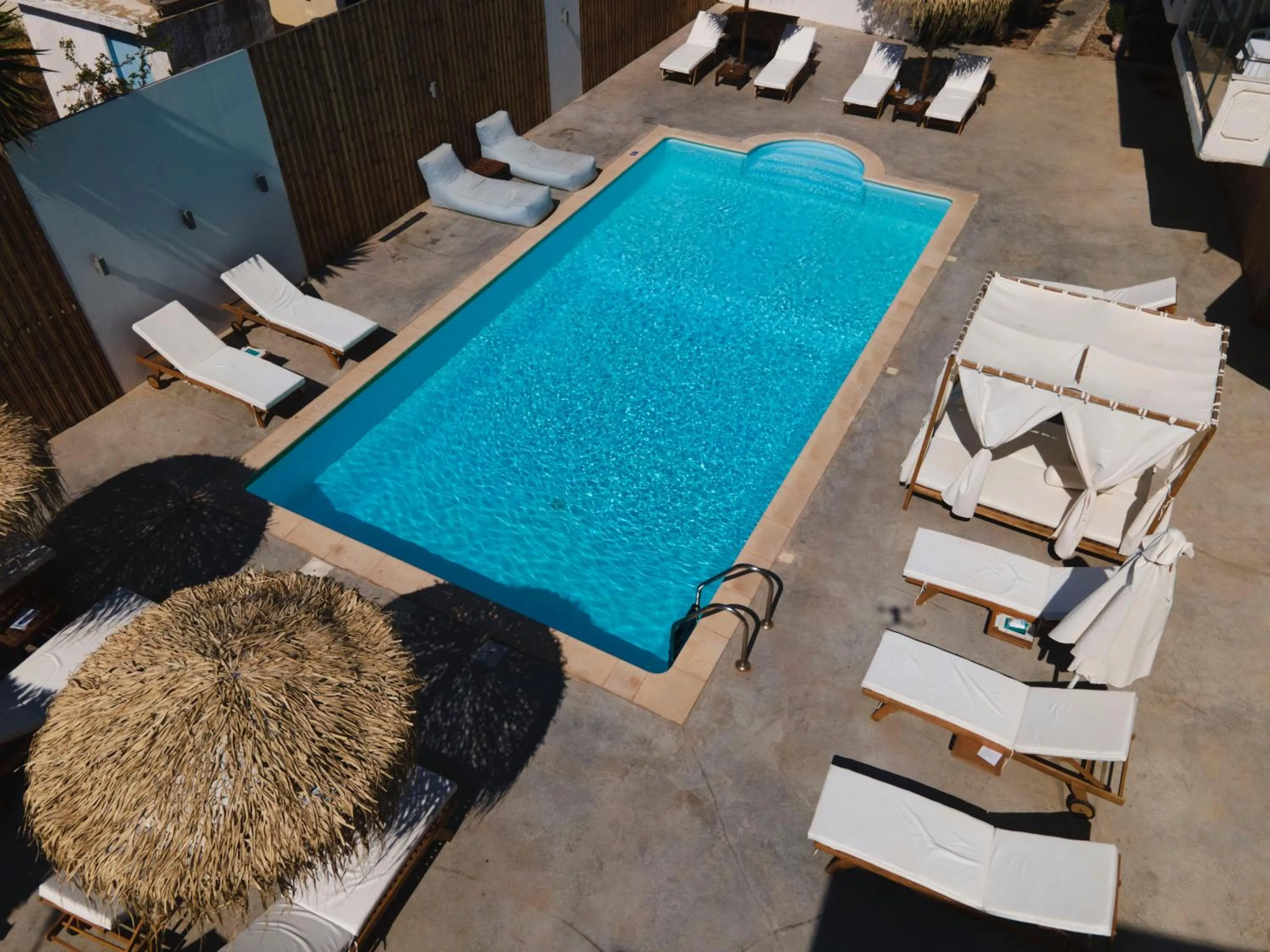 Swimming pool in Manias Hotel Apartments