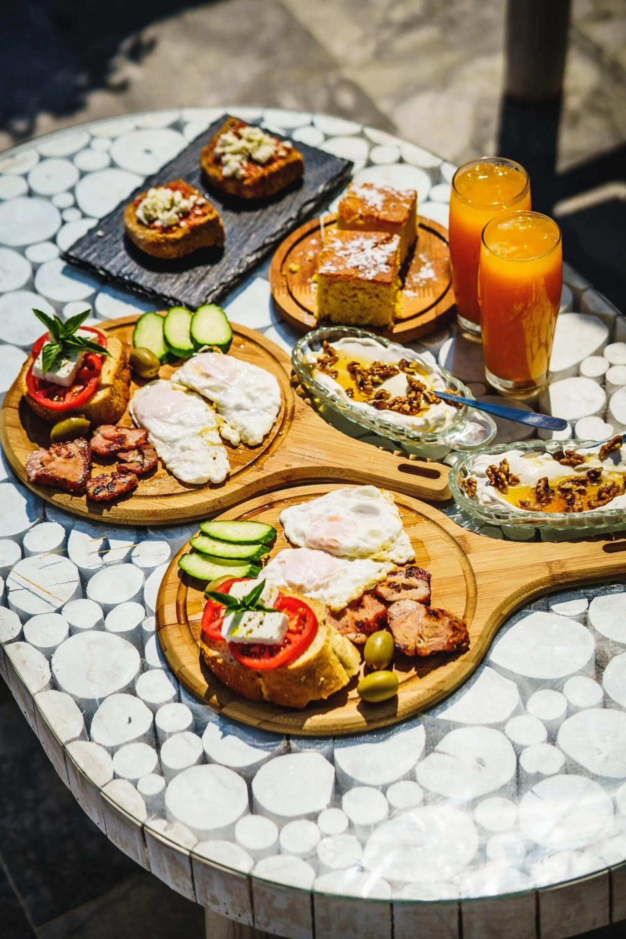 Breakfast in Manias Hotel Apartments