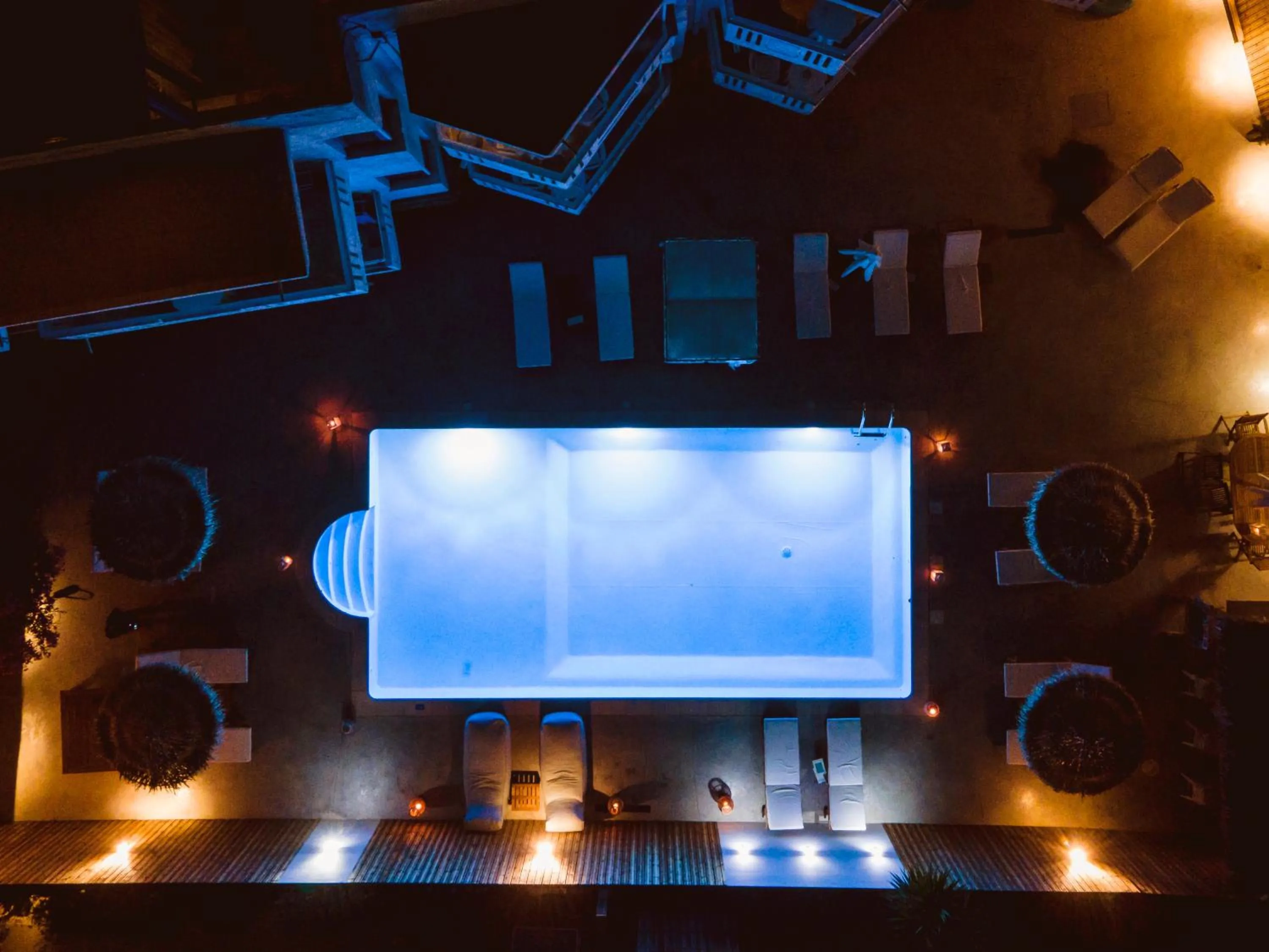 Swimming pool in Manias Hotel Apartments