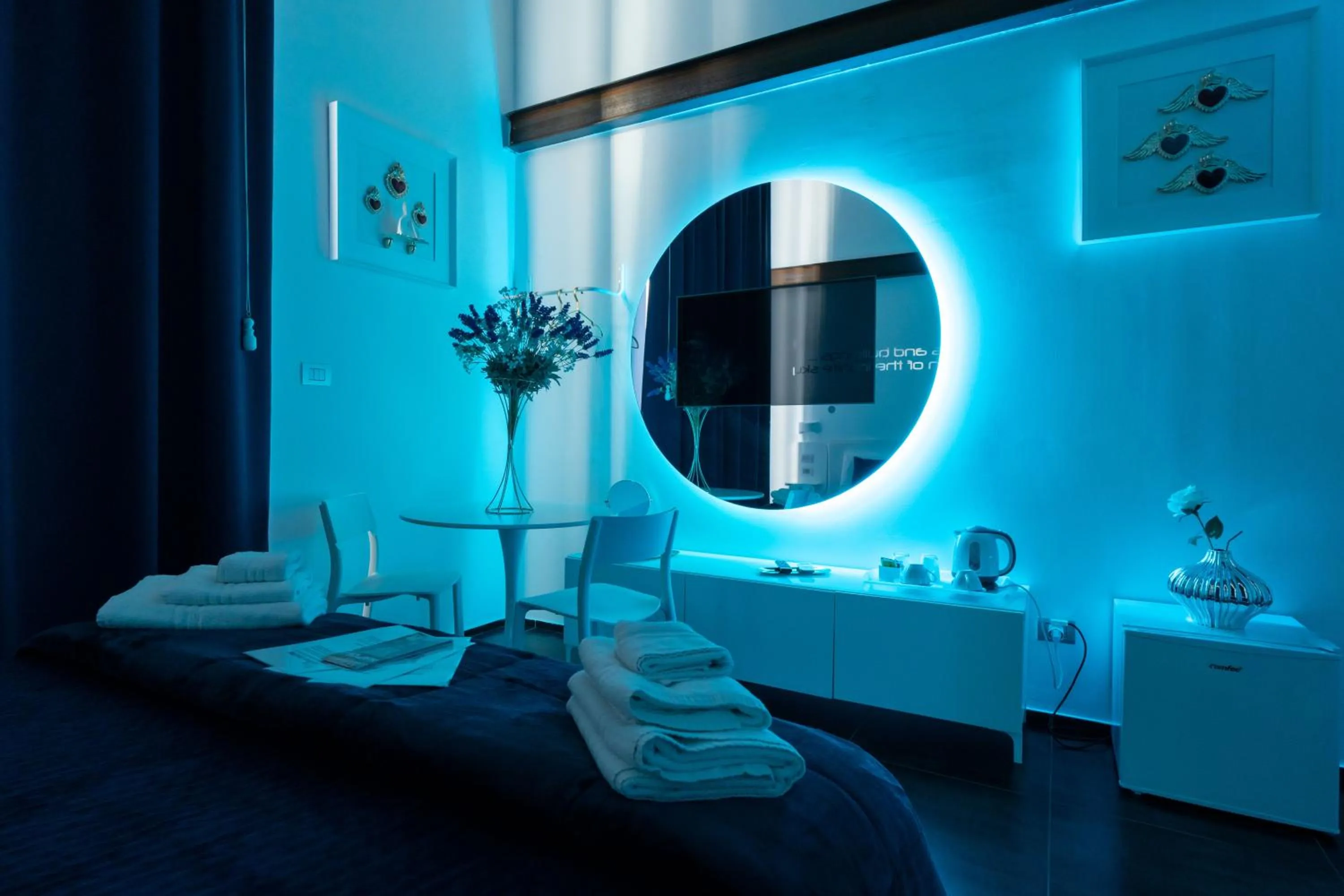 Bed in Skyhouse Chiaia