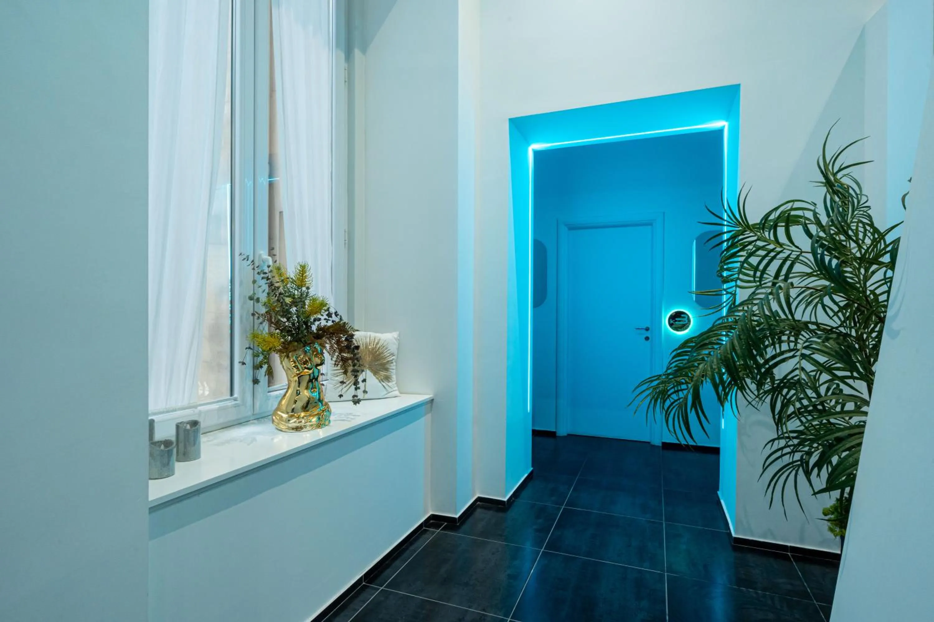 Decorative detail in Skyhouse Chiaia