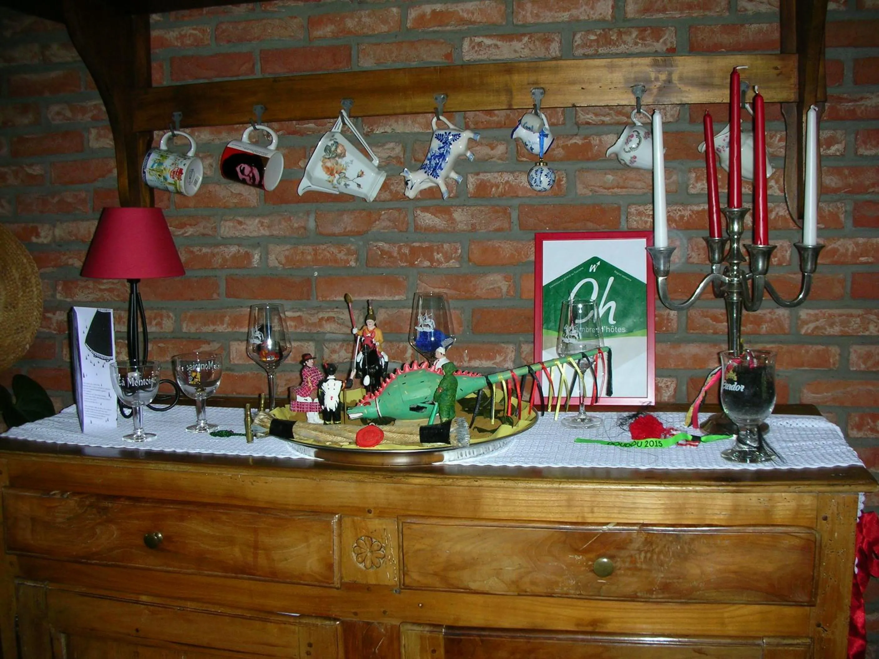 Decorative detail in La Chrysalide