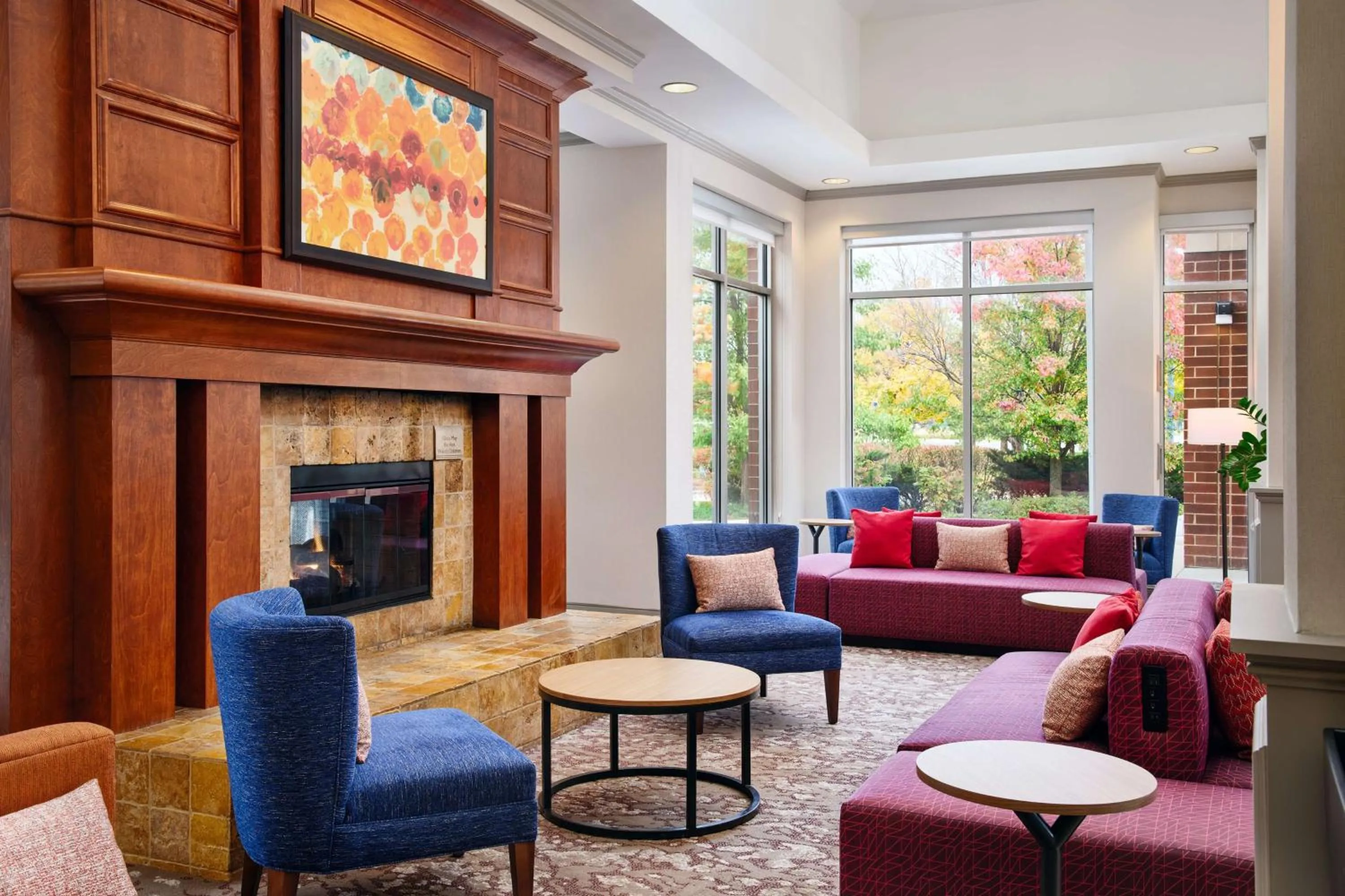 Lobby or reception in Hilton Garden Inn Schaumburg