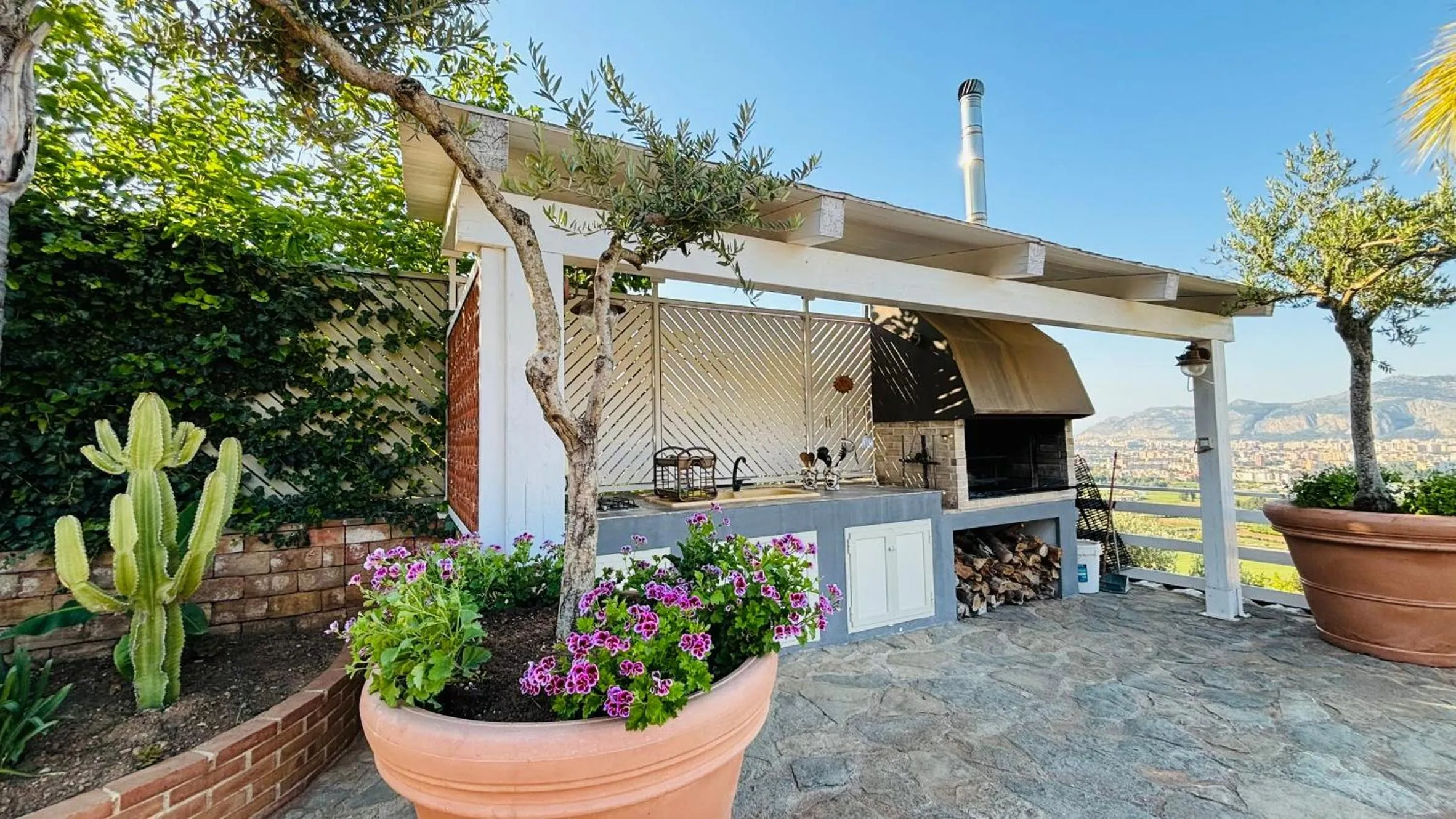 BBQ facilities in B&B Sole e Luna