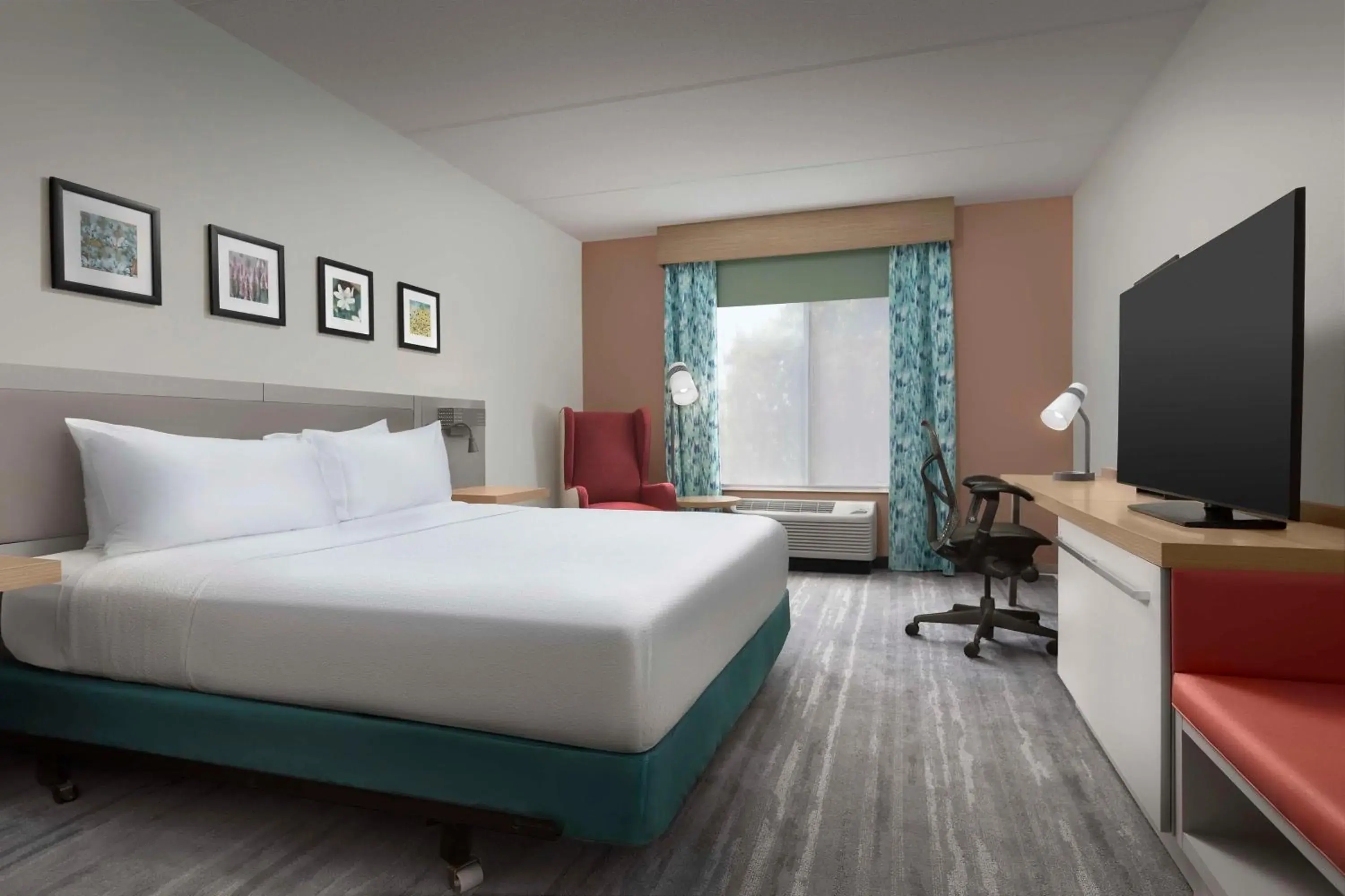 King Room in Hilton Garden Inn Raleigh Capital Blvd I-540 King Room in Hilton Garden Inn Raleigh Capital Blvd I-540