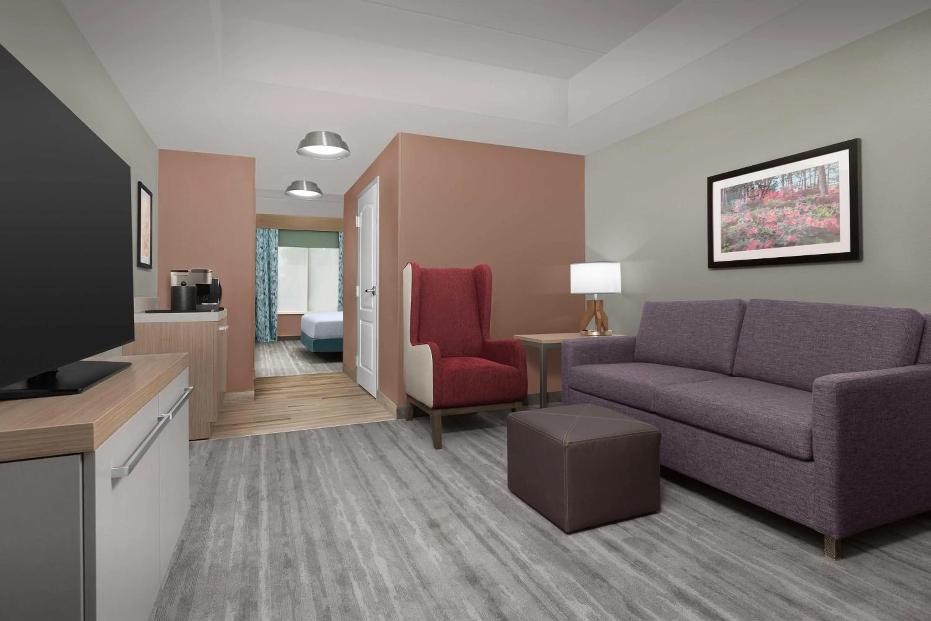 Living room in Hilton Garden Inn Raleigh Capital Blvd I-540