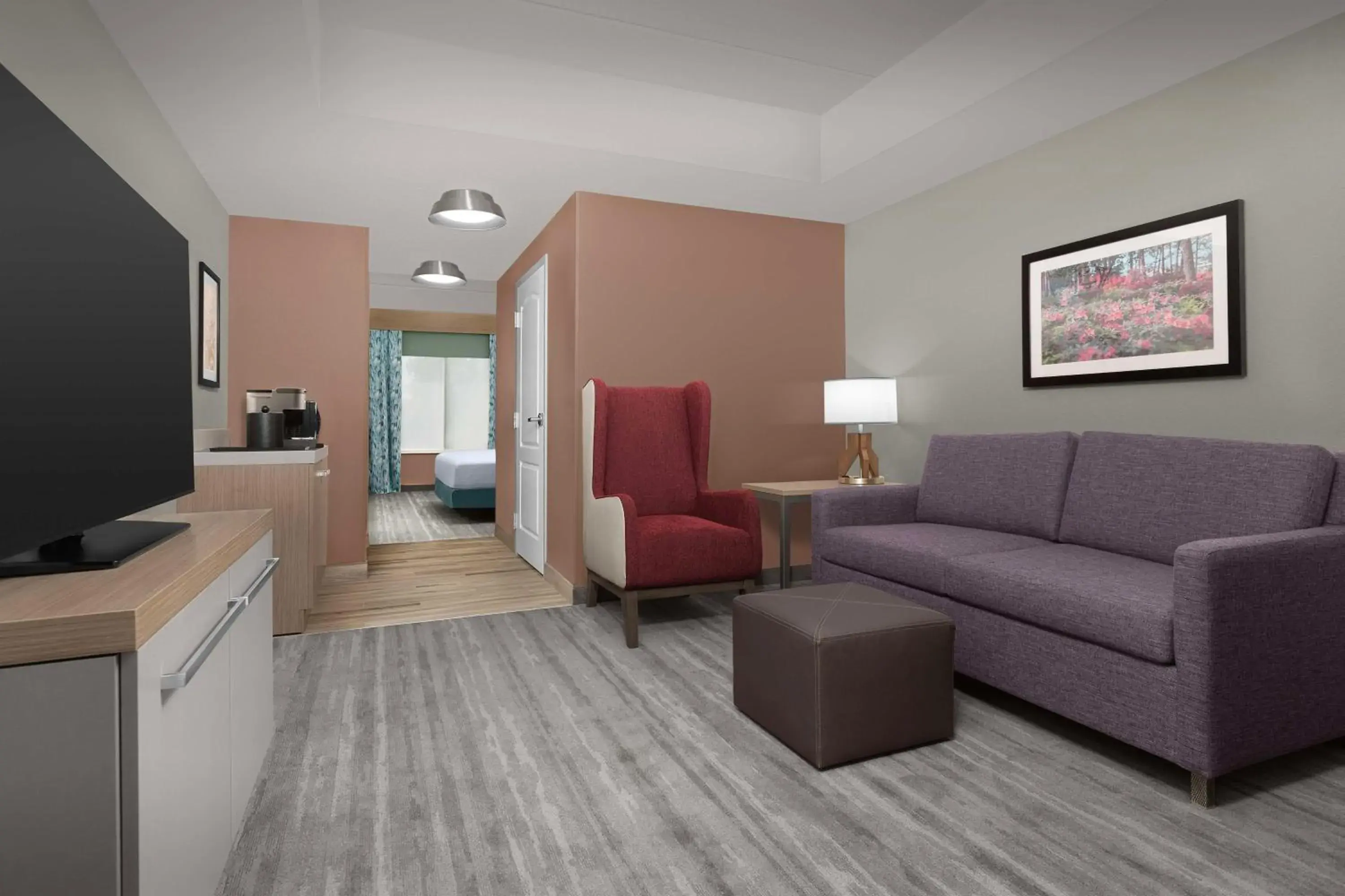 Junior King Suite with Seating Area in Hilton Garden Inn Raleigh Capital Blvd I-540 Junior King Suite with Seating Area in Hilton Garden Inn Raleigh Capital Blvd I-540