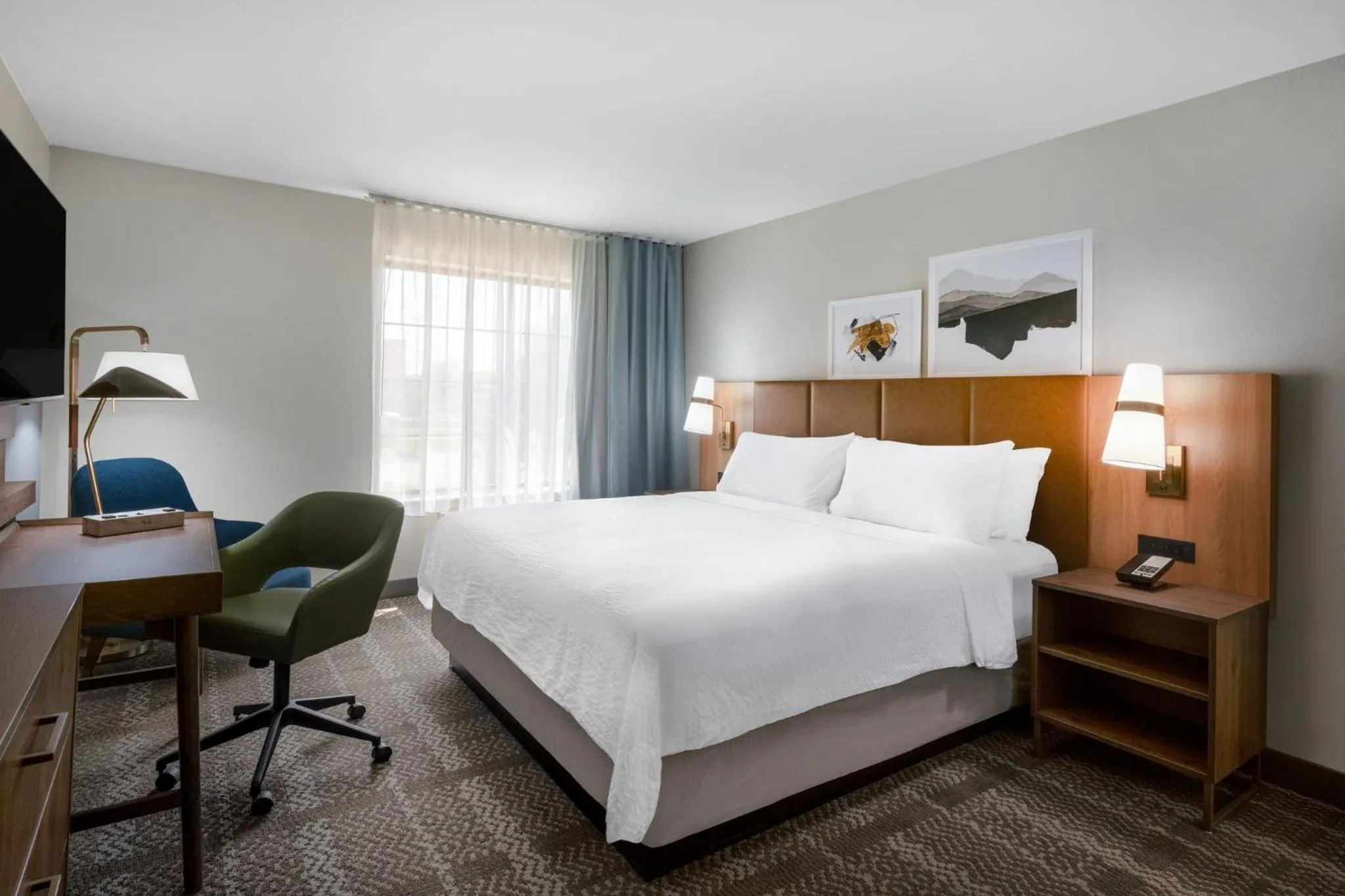 Photo of the whole room, Bed in Staybridge Suites West Des Moines by IHG