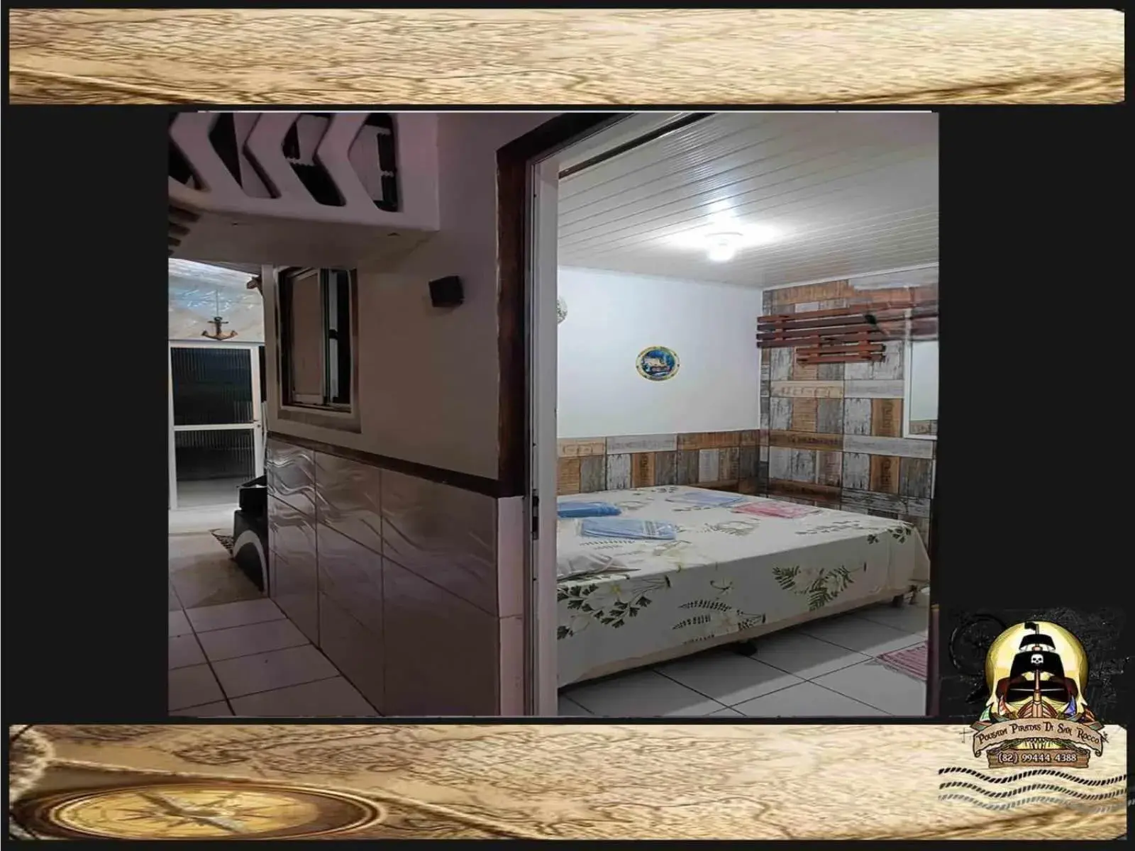 Economy Double Room in Pousada Piratas Di San Rocco Economy Double Room in Pousada Piratas Di San Rocco