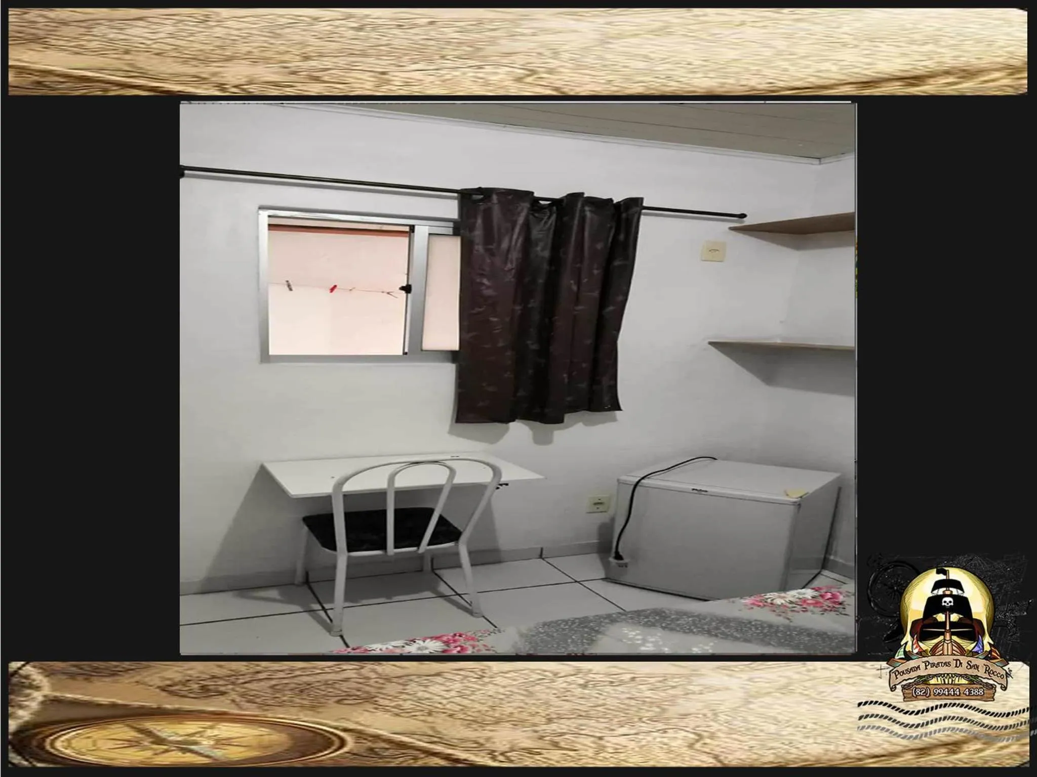 Decorative detail in Pousada Piratas Di San Rocco