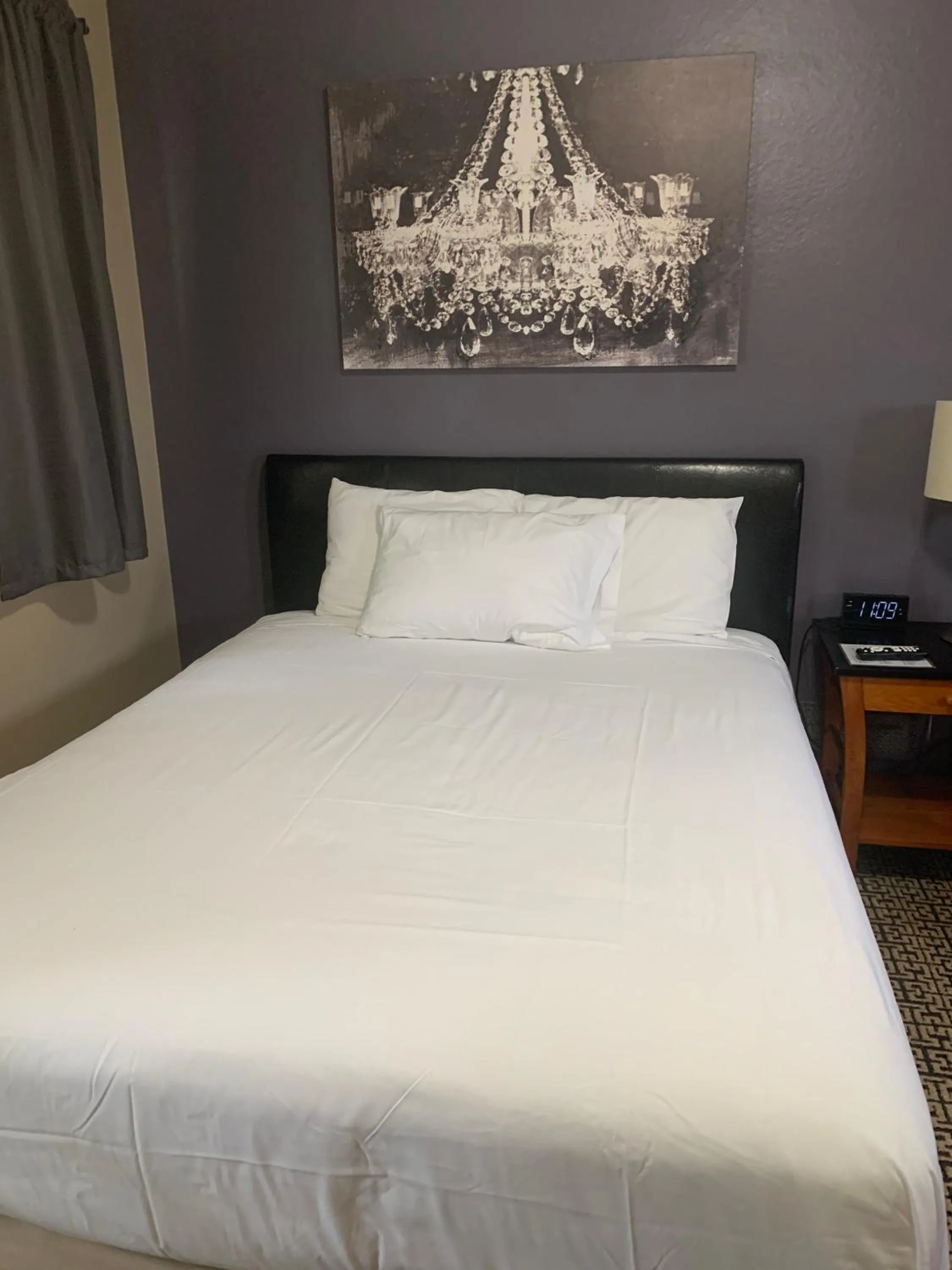 Bed in The Triangle Motel