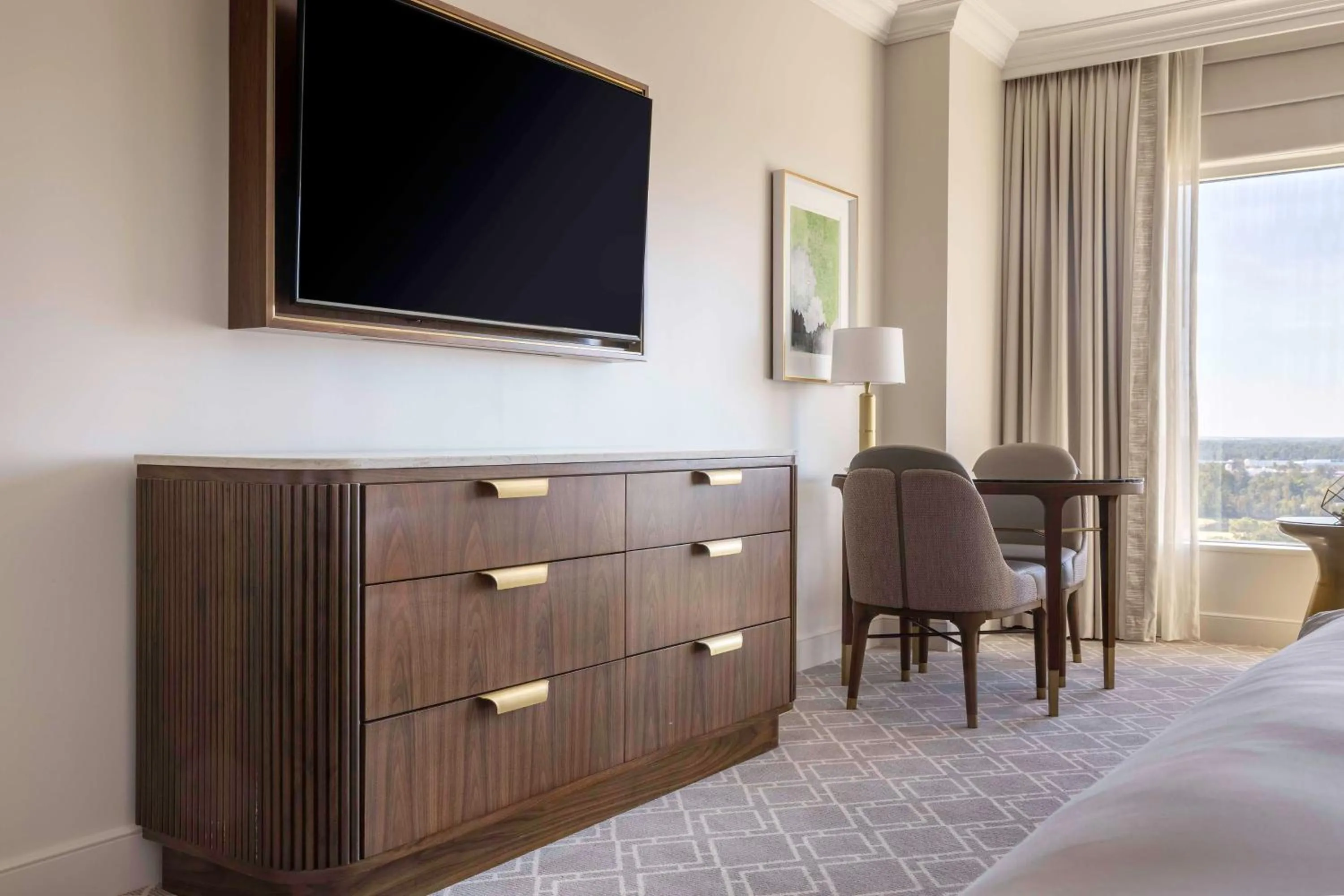 Living room, Bed in Waldorf Astoria Orlando - An Official Walt Disney World Hotel