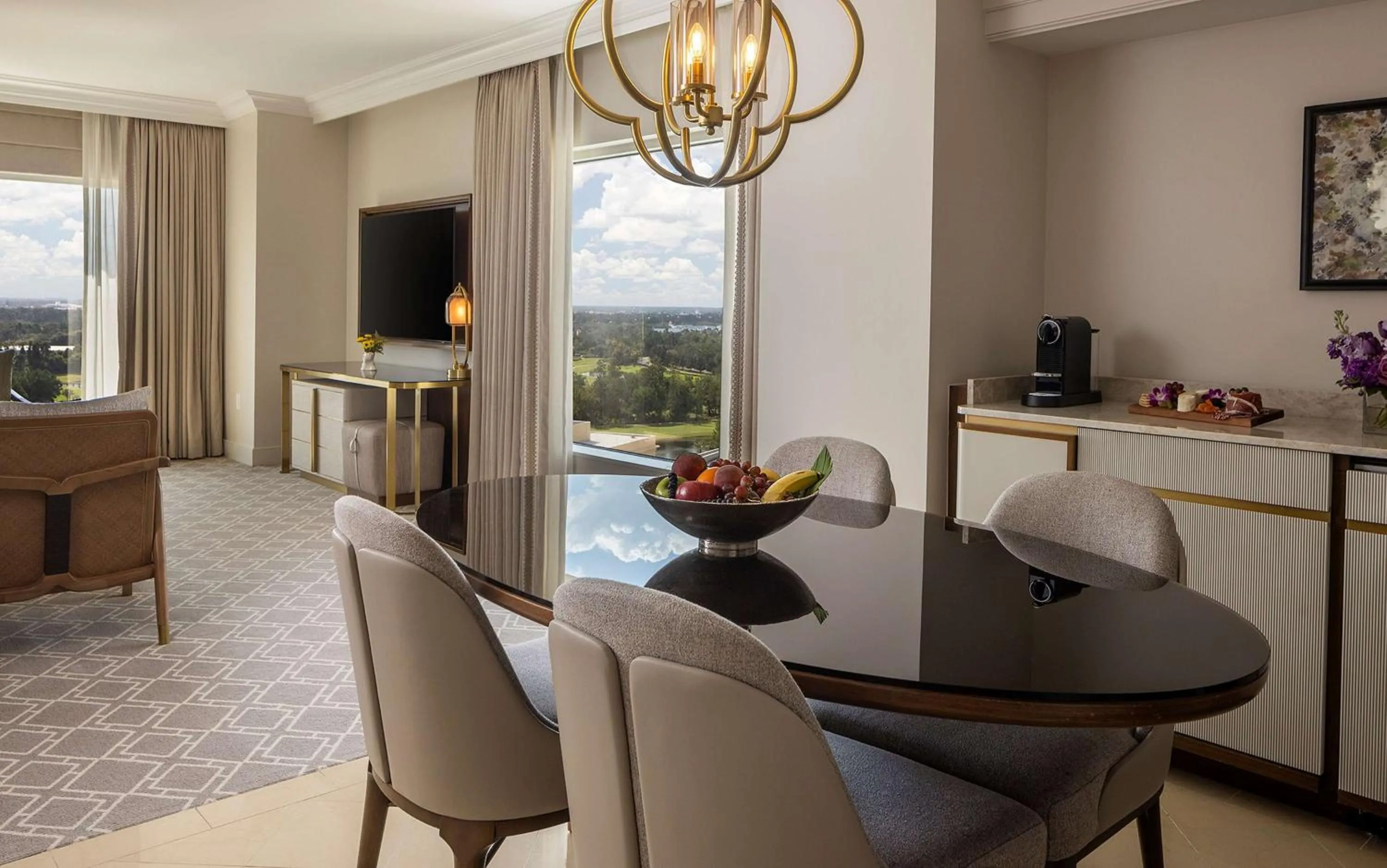 Living room in Waldorf Astoria Orlando - An Official Walt Disney World Hotel