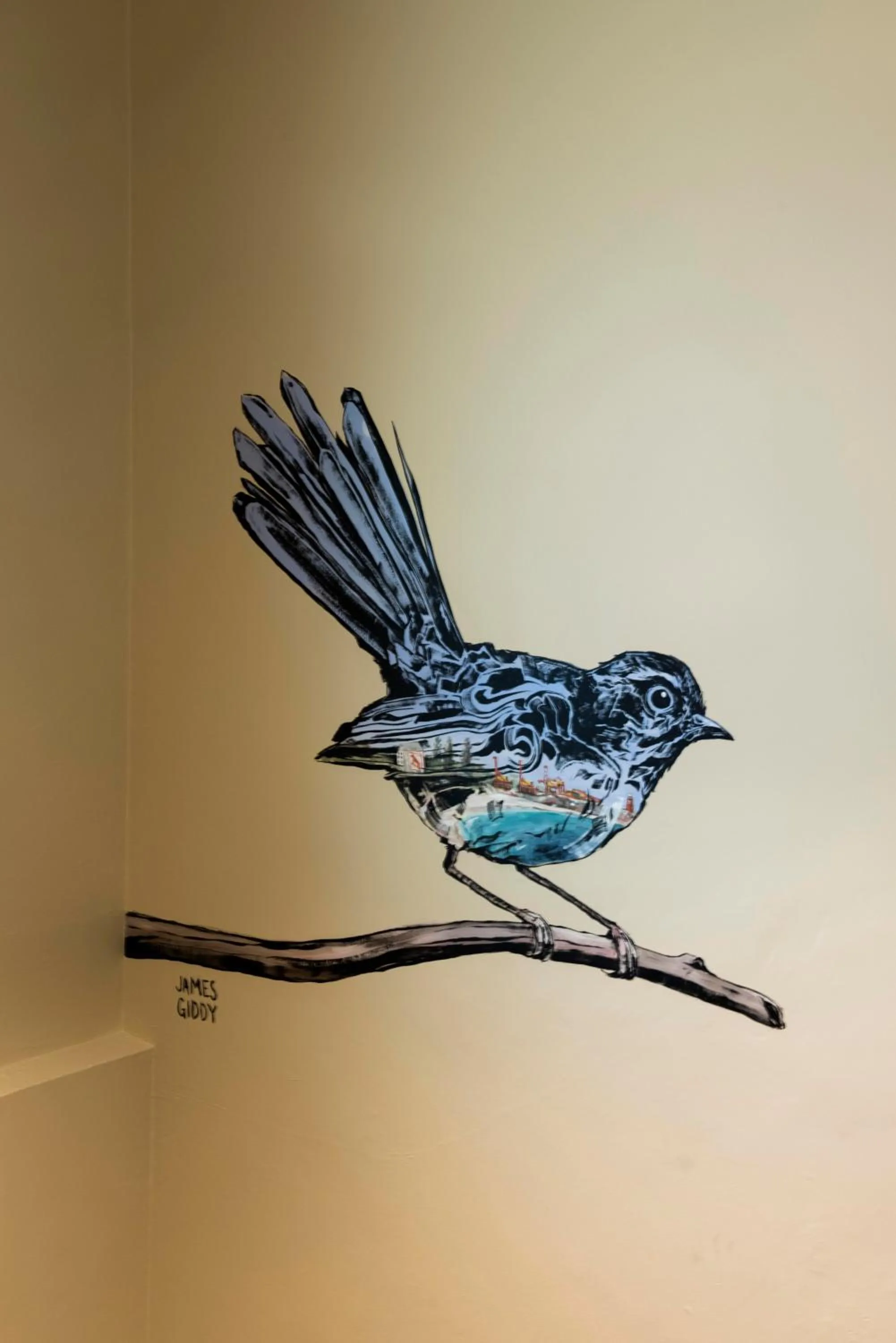 Decorative detail in Sundancer Backpackers Hostel