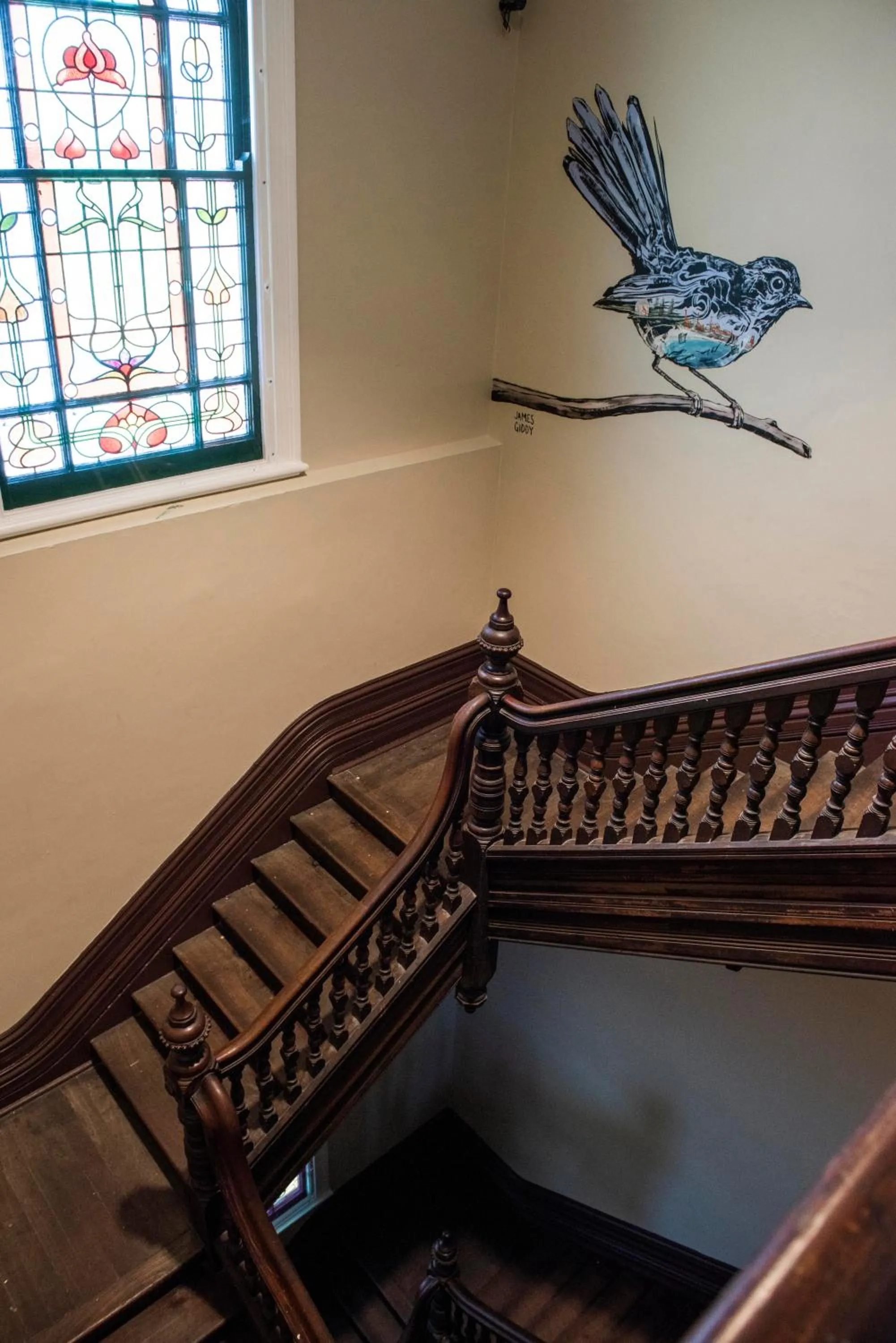 Decorative detail in Sundancer Backpackers Hostel