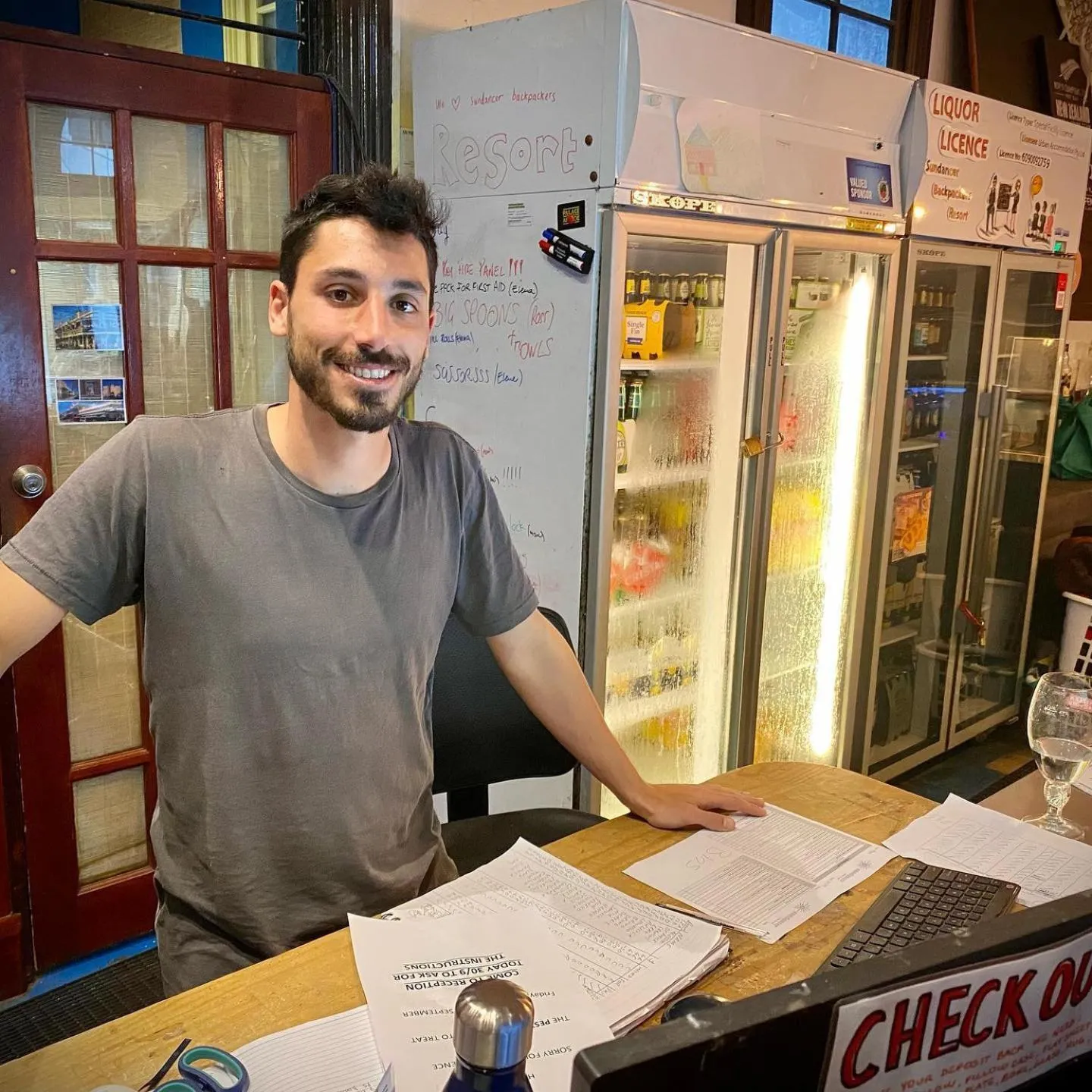 People in Sundancer Backpackers Hostel