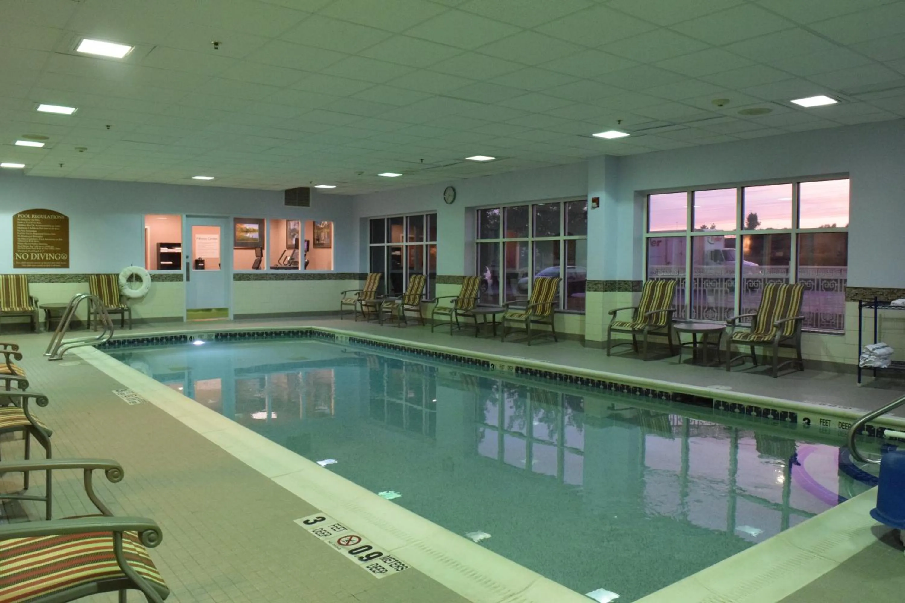 Swimming pool in Holiday Inn Express Hotel & Suites Watertown - Thousand Islands by IHG