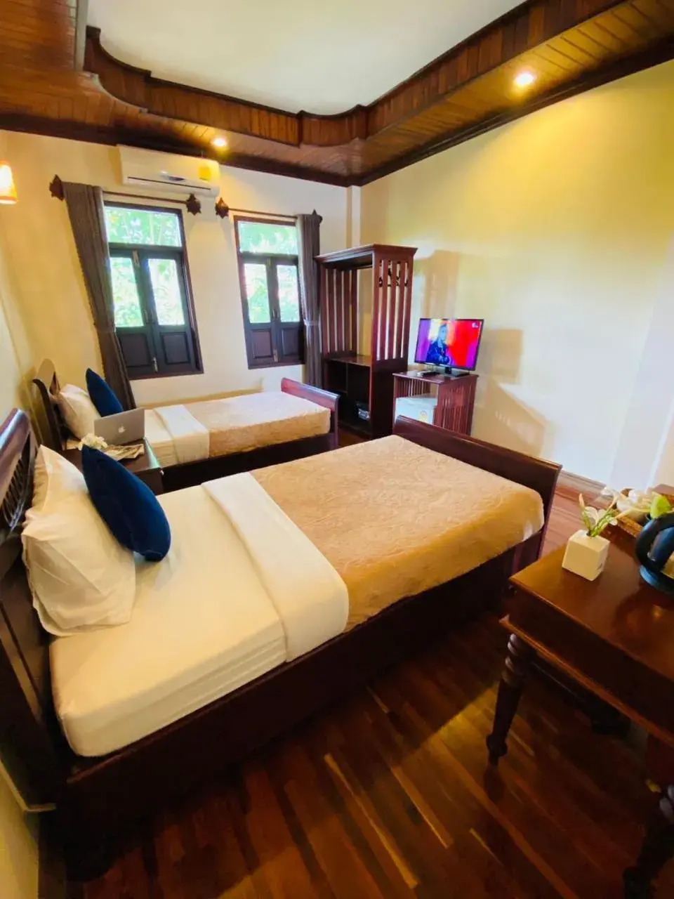 Deluxe Twin Room in Luang Prabang Maison Vongprachan & Travel Deluxe Twin Room in Luang Prabang Maison Vongprachan & Travel