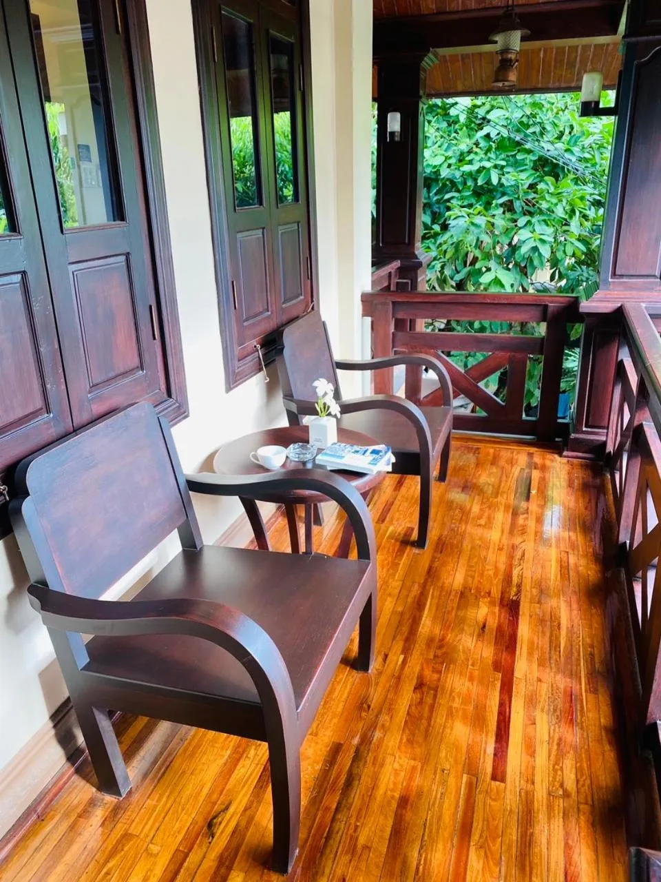 Balcony/Terrace in Luang Prabang Maison Vongprachan & Travel