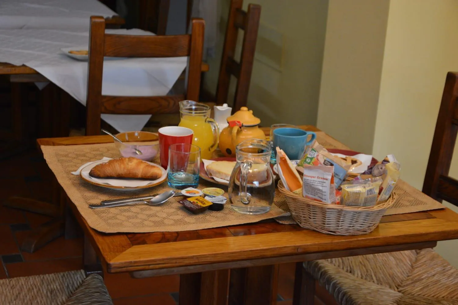Buffet breakfast in Albergo Casa Al Sole