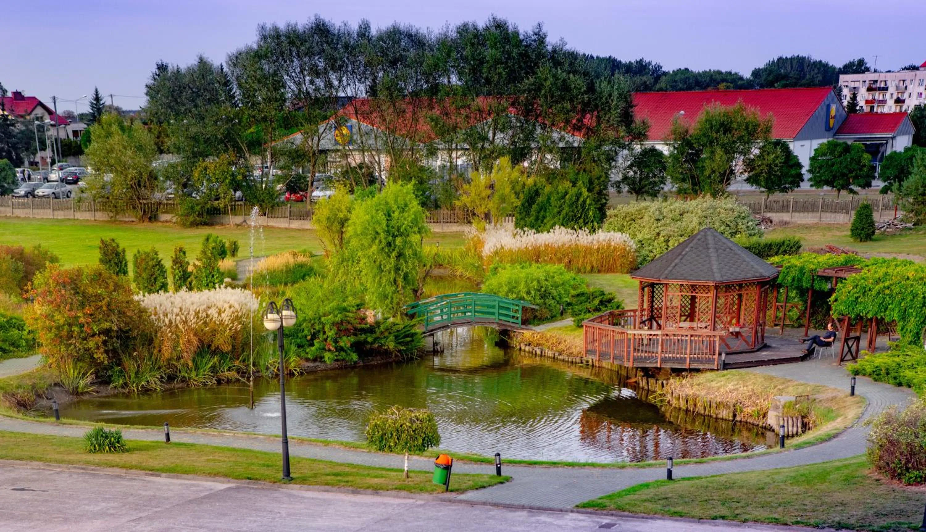 Garden view in Hotel 500