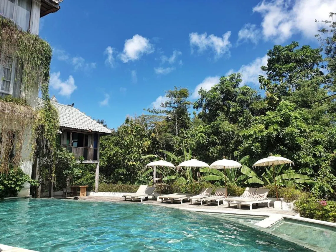 Pool view in BoHo Bingin Beach Bali